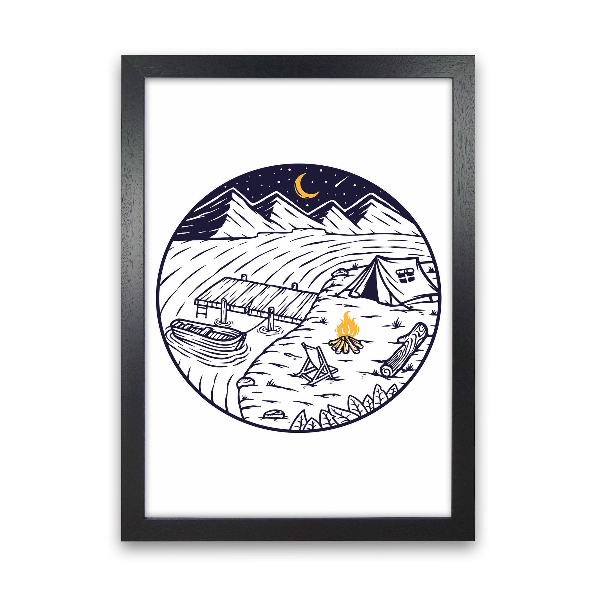 Slice Of Paradise Art Print by Jason Stanley Black Grain
