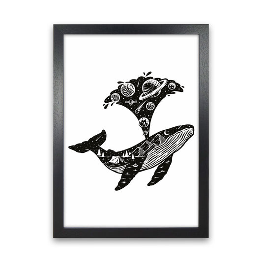 Humpback Universe Art Print by Jason Stanley Black Grain