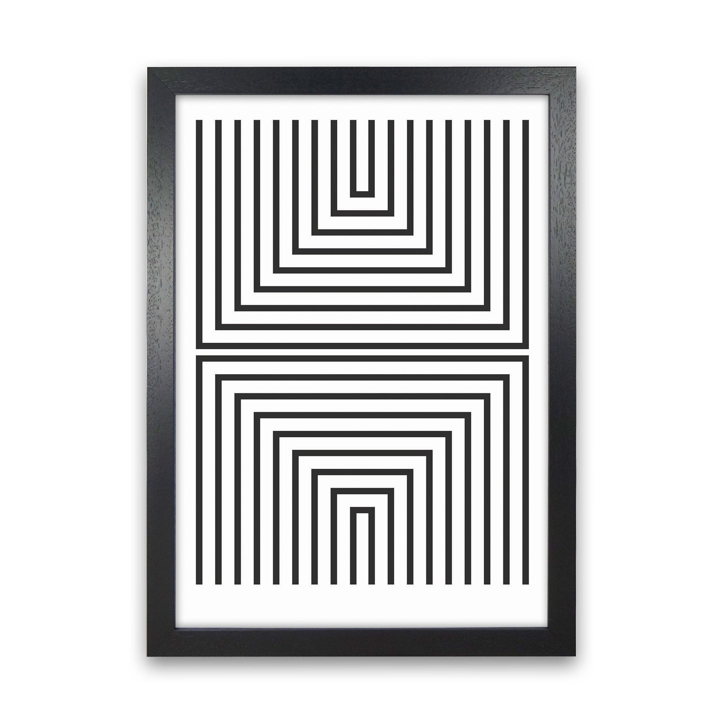 Pattern Series -3 Art Print by Jason Stanley Black Grain