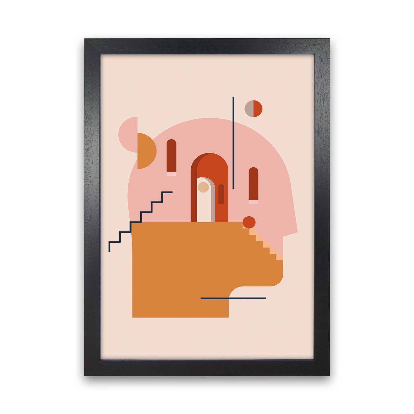 Keep Climbing II Art Print by Jason Stanley Black Grain