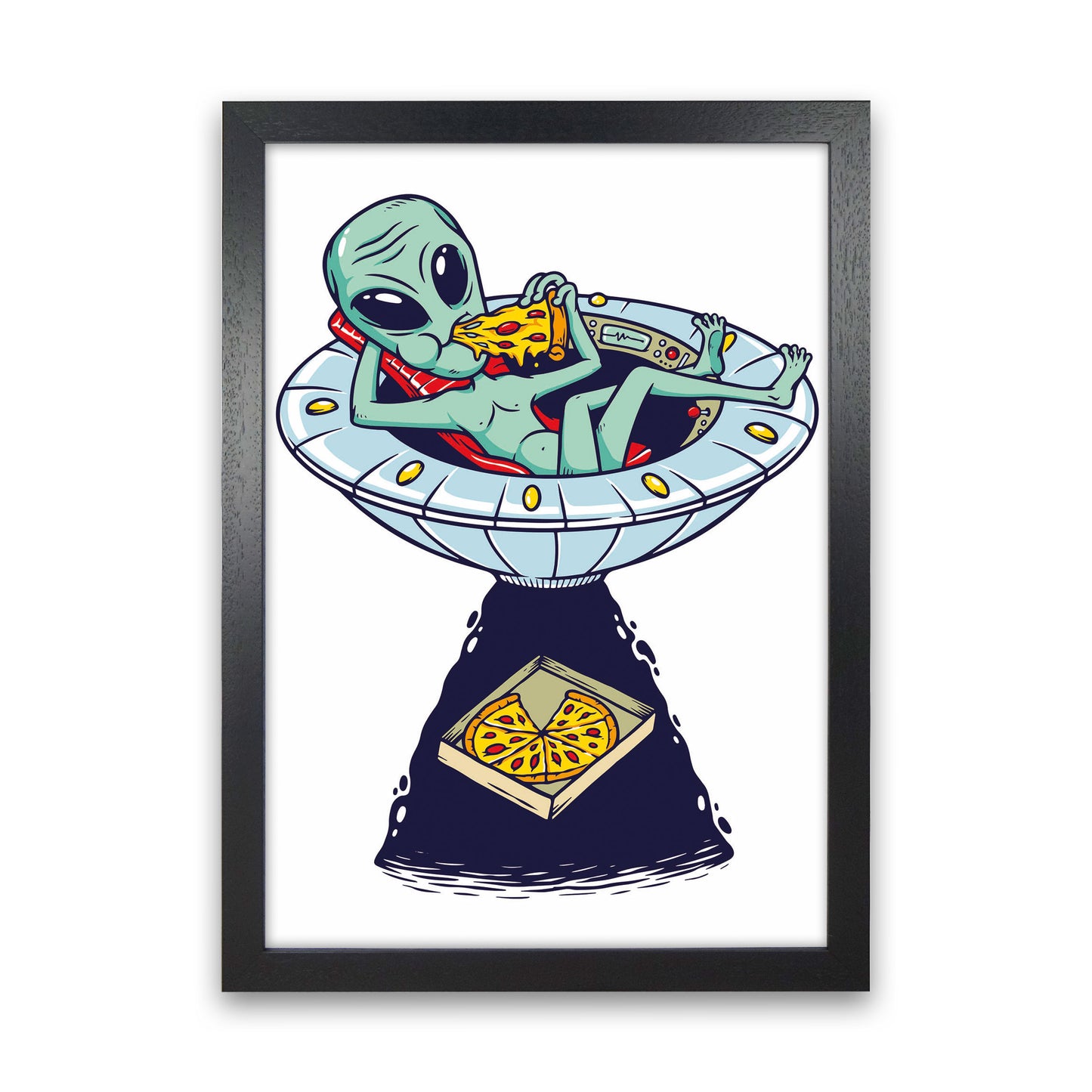 Delivery Please Art Print by Jason Stanley Black Grain