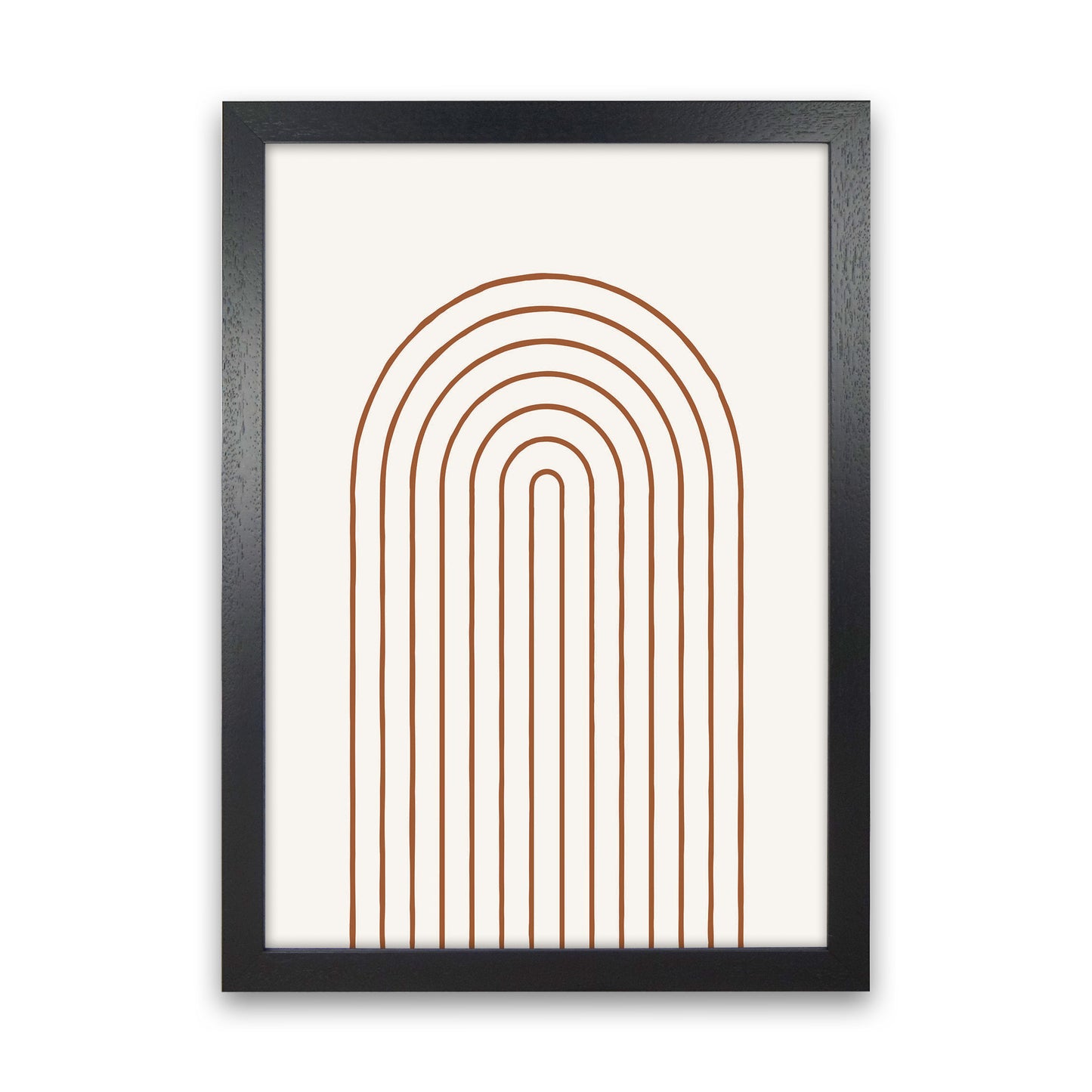 Endless Rainbow Art Print by Jason Stanley Black Grain