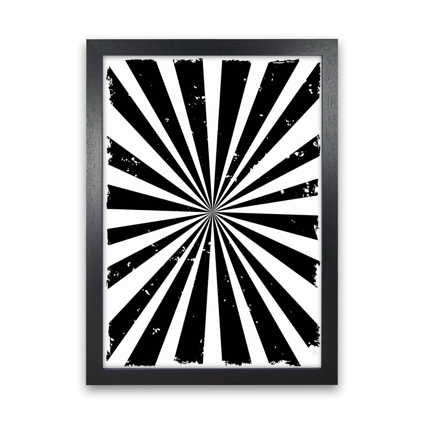 Black Sun Rays Art Print by Jason Stanley Black Grain