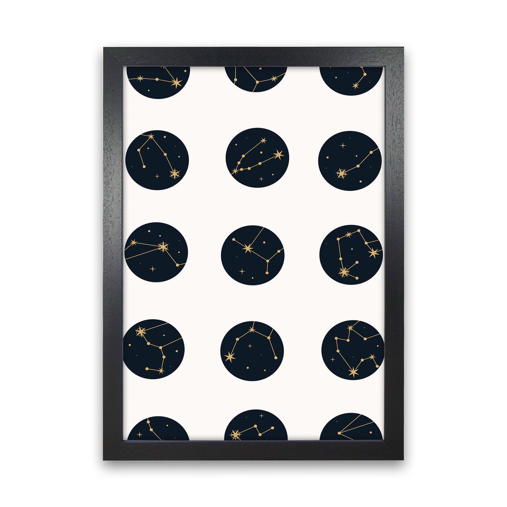 Constellations Art Print by Jason Stanley Black Grain