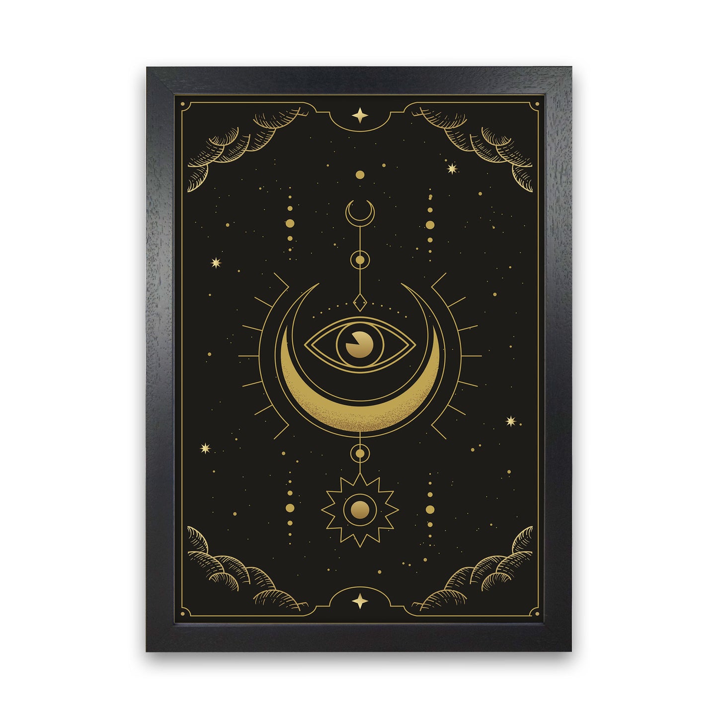Tarot Card #1 Art Print by Jason Stanley Black Grain