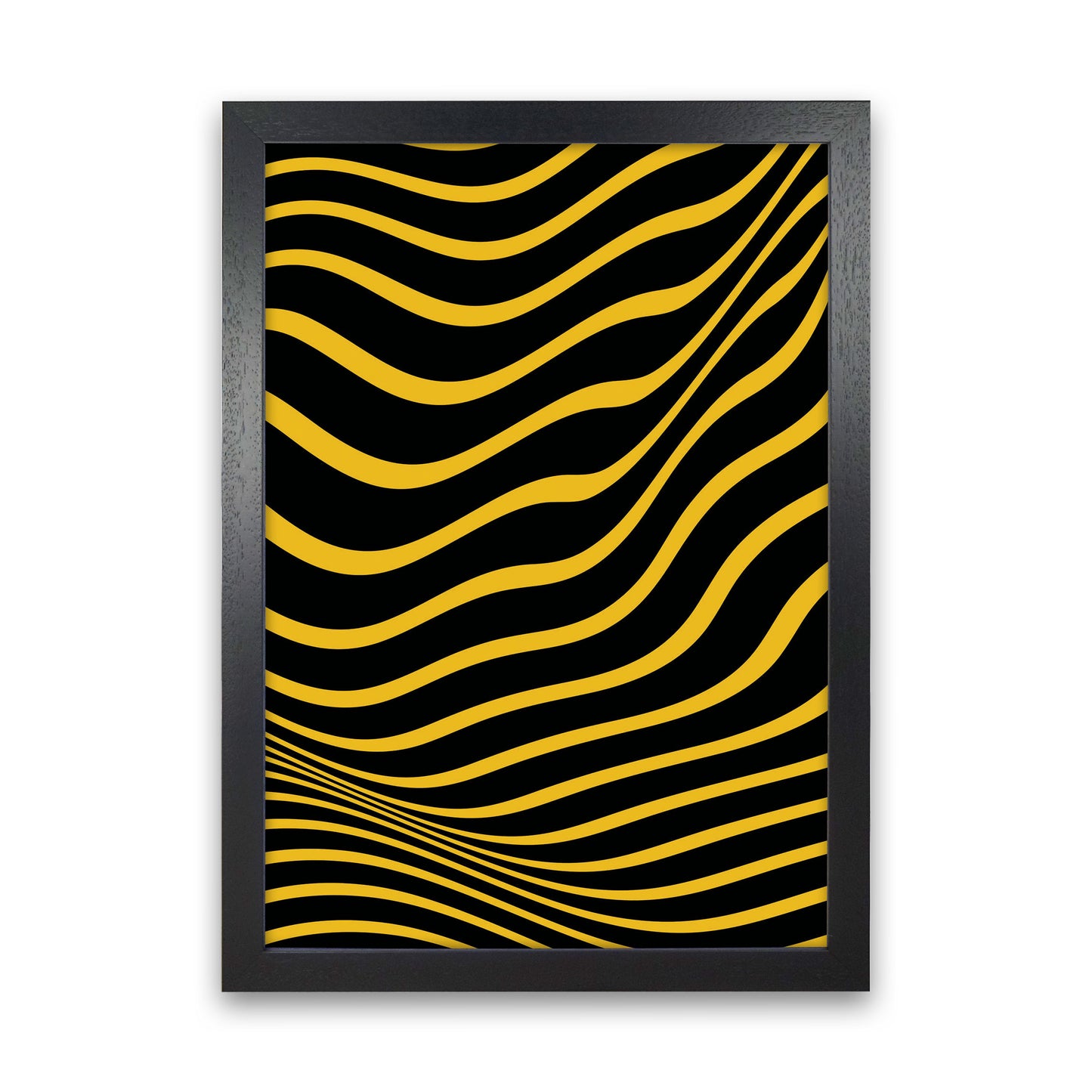 Yellow Vibes Art Print by Jason Stanley Black Grain