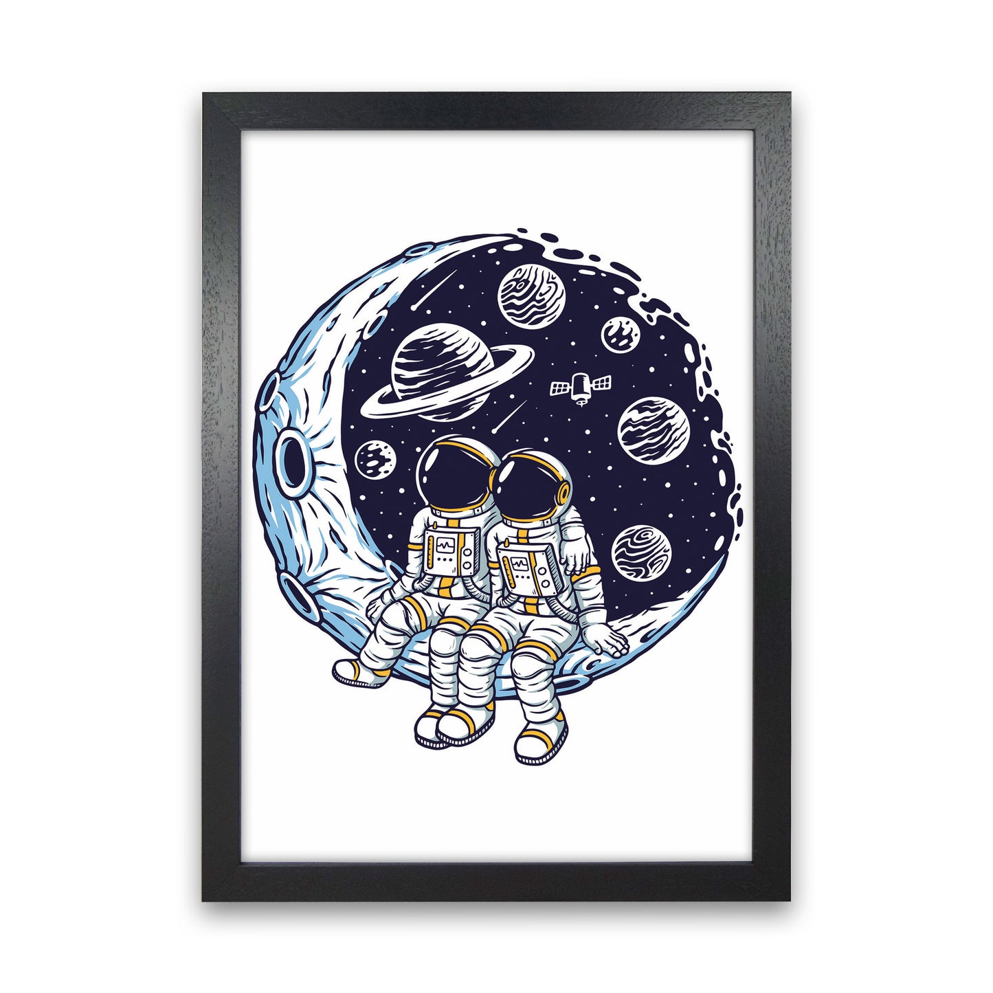 Best Friends Art Print by Jason Stanley Black Grain