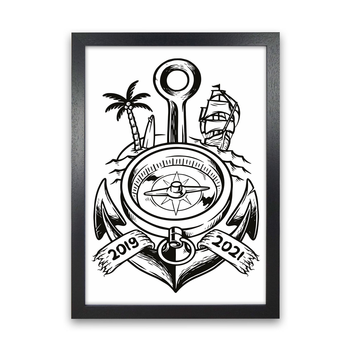 Yarrrrrrrrrr Art Print by Jason Stanley Black Grain