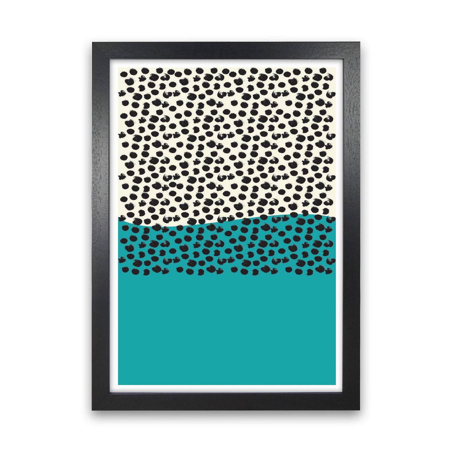 Blue Vibe 2 Art Print by Jason Stanley Black Grain