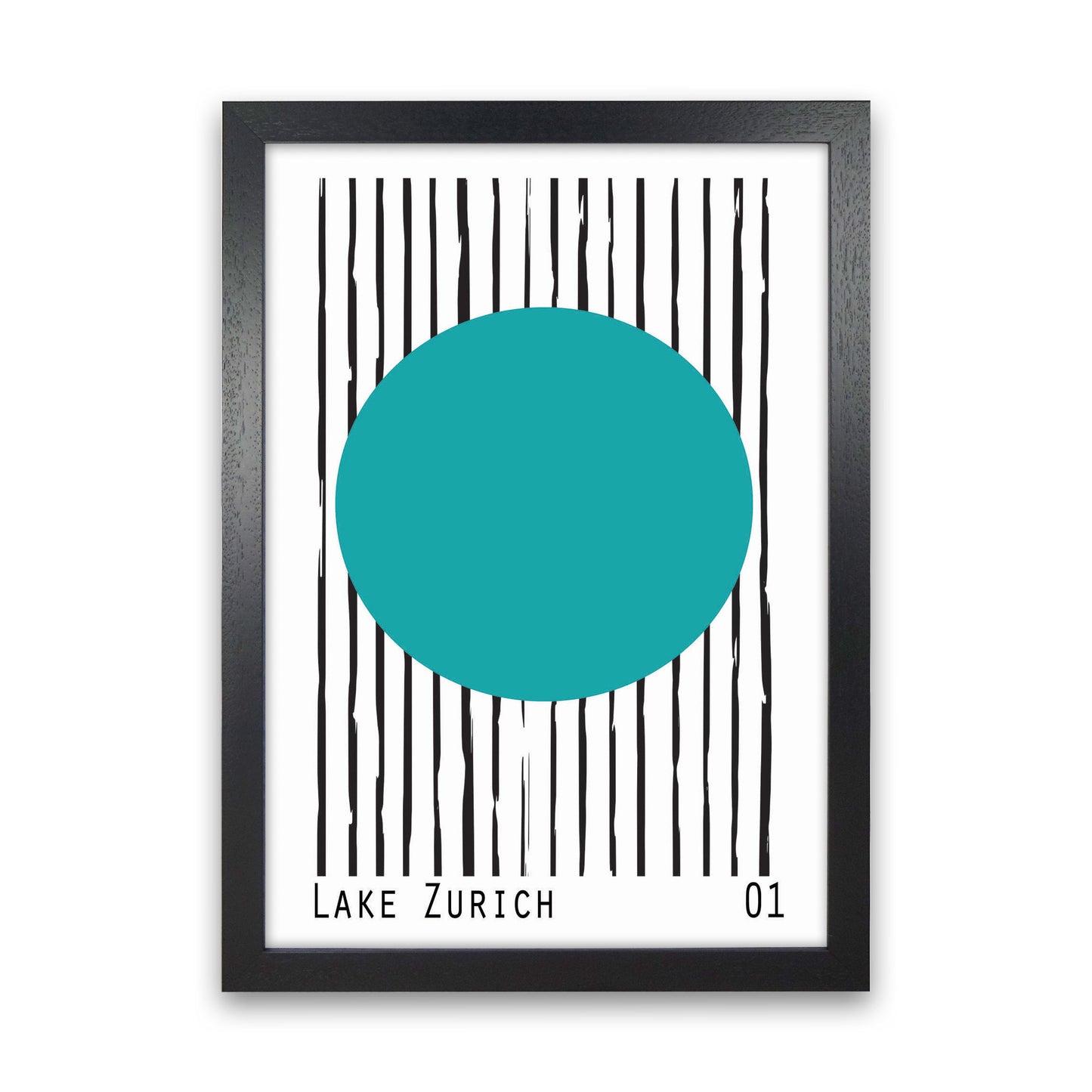 Lake Zurich Art Print by Jason Stanley Black Grain