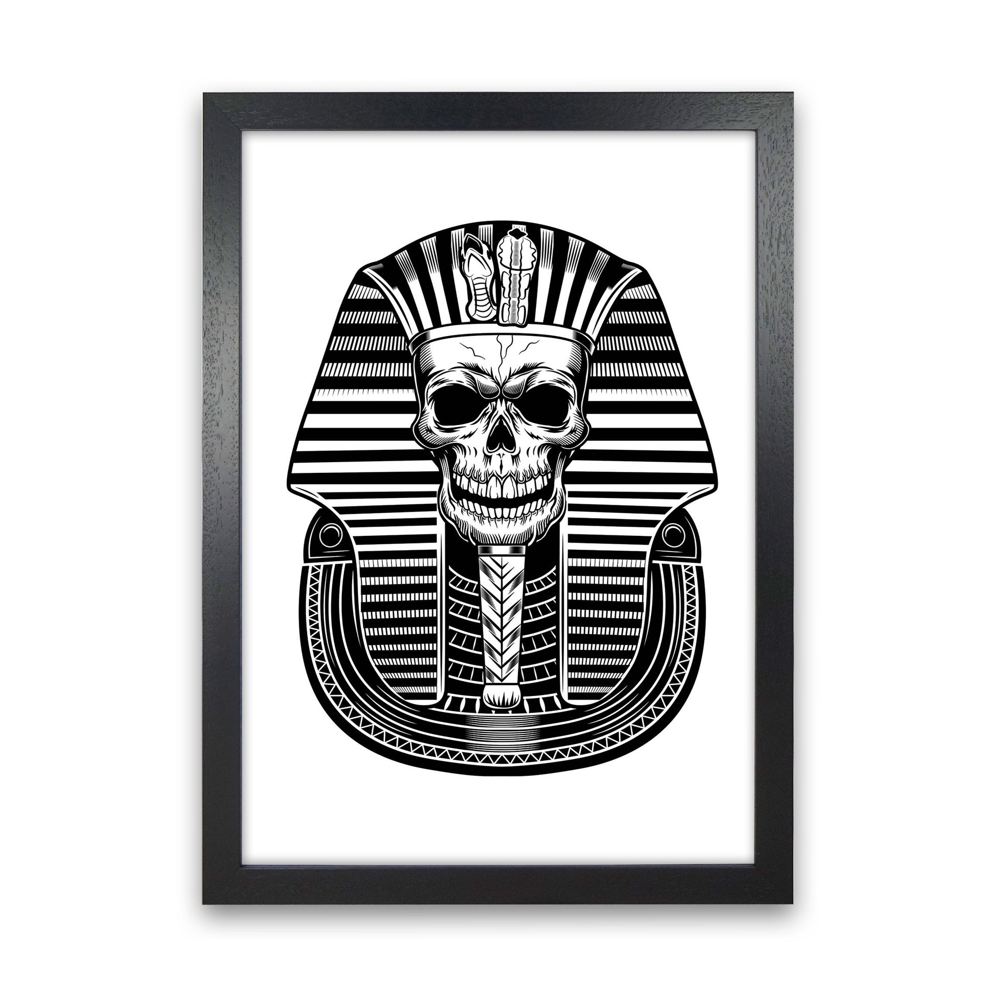 Pharoah Art Print by Jason Stanley Black Grain