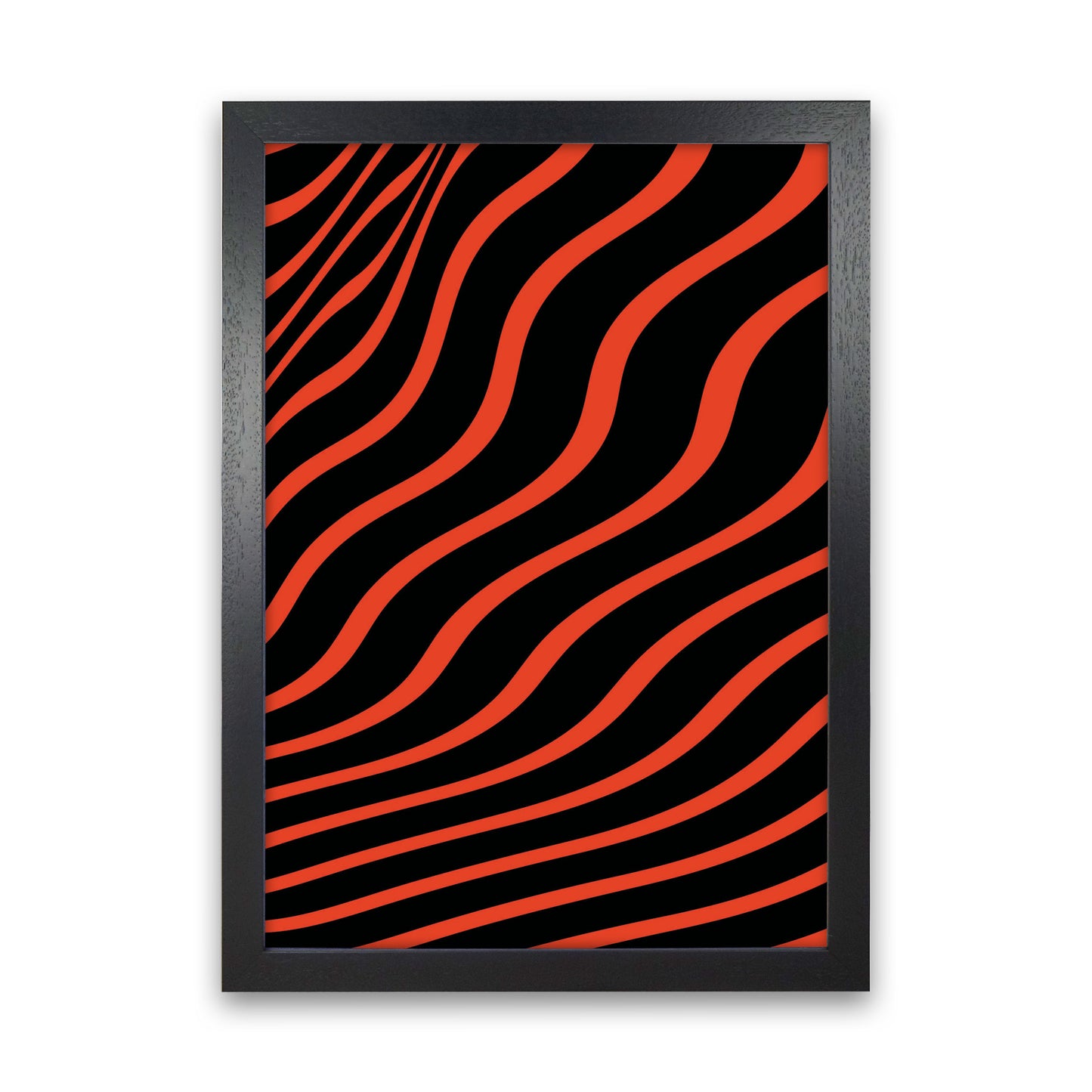 Red Vibes Art Print by Jason Stanley Black Grain