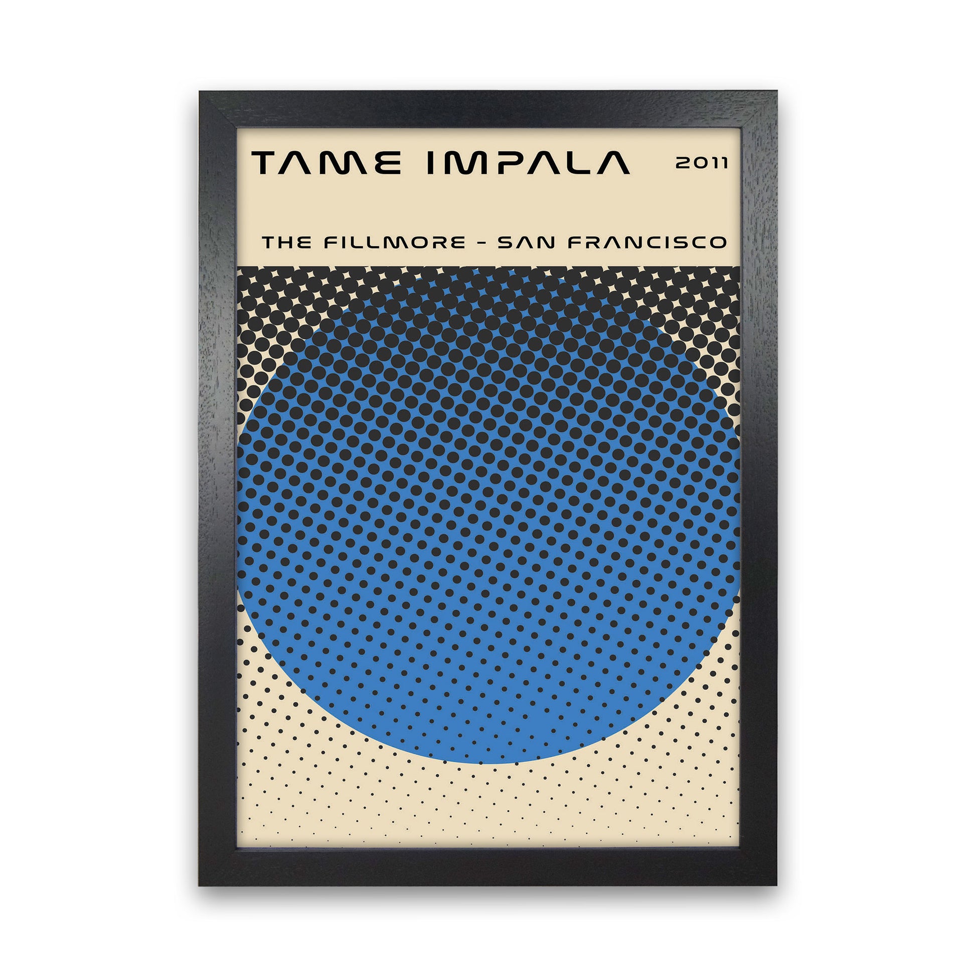 Tame Impala Live In San Francisco Art Print by Jason Stanley Black Grain