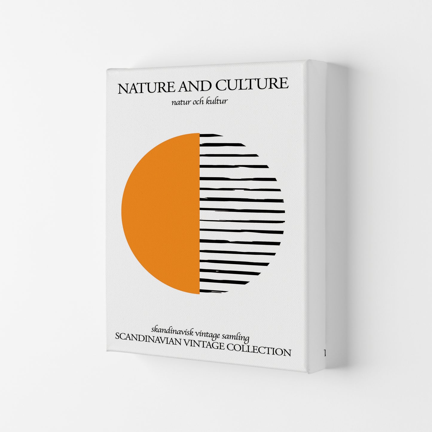 Nature And Culture Scandinavian Collection II Art Print by Jason Stanley Canvas