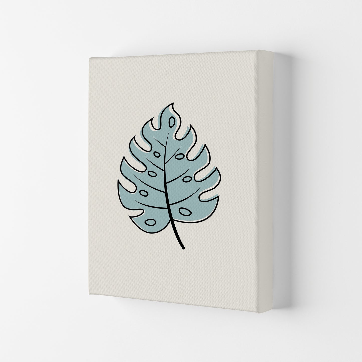 Abstract Tropical Leaves III Art Print by Jason Stanley Canvas