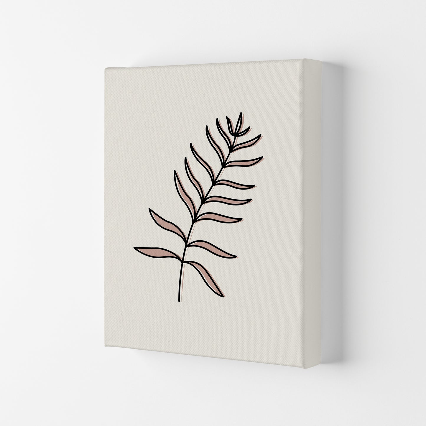 Abstract Tropical Leaves I Art Print by Jason Stanley Canvas
