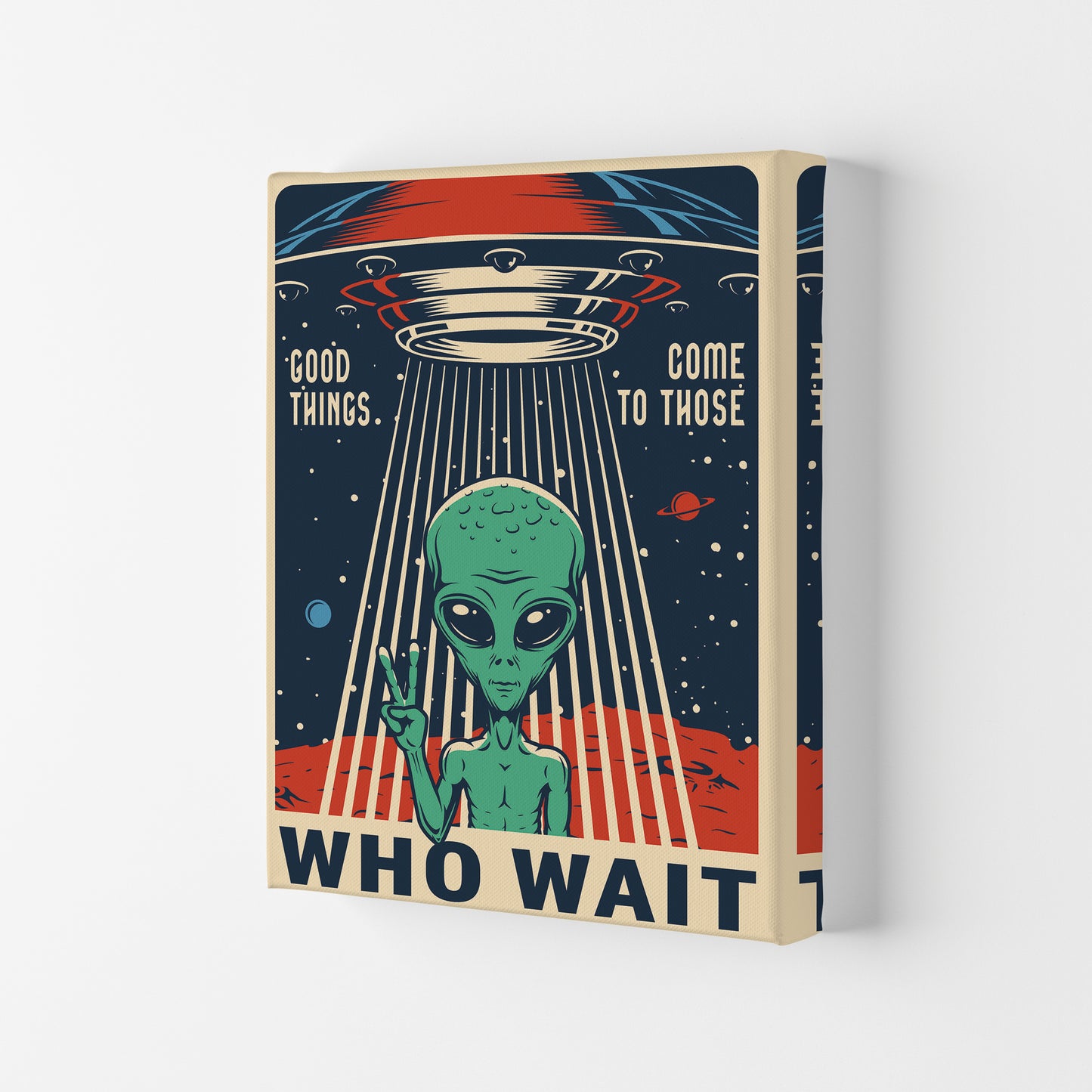 Outer Space Series - #12 Art Print by Jason Stanley Canvas