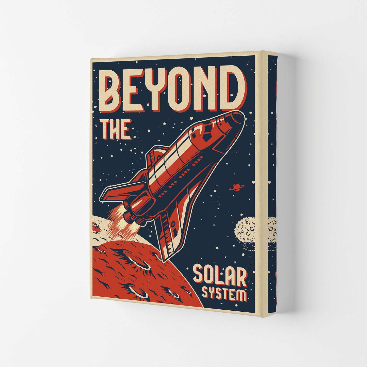 Outer Space Series - #14 Art Print by Jason Stanley Canvas