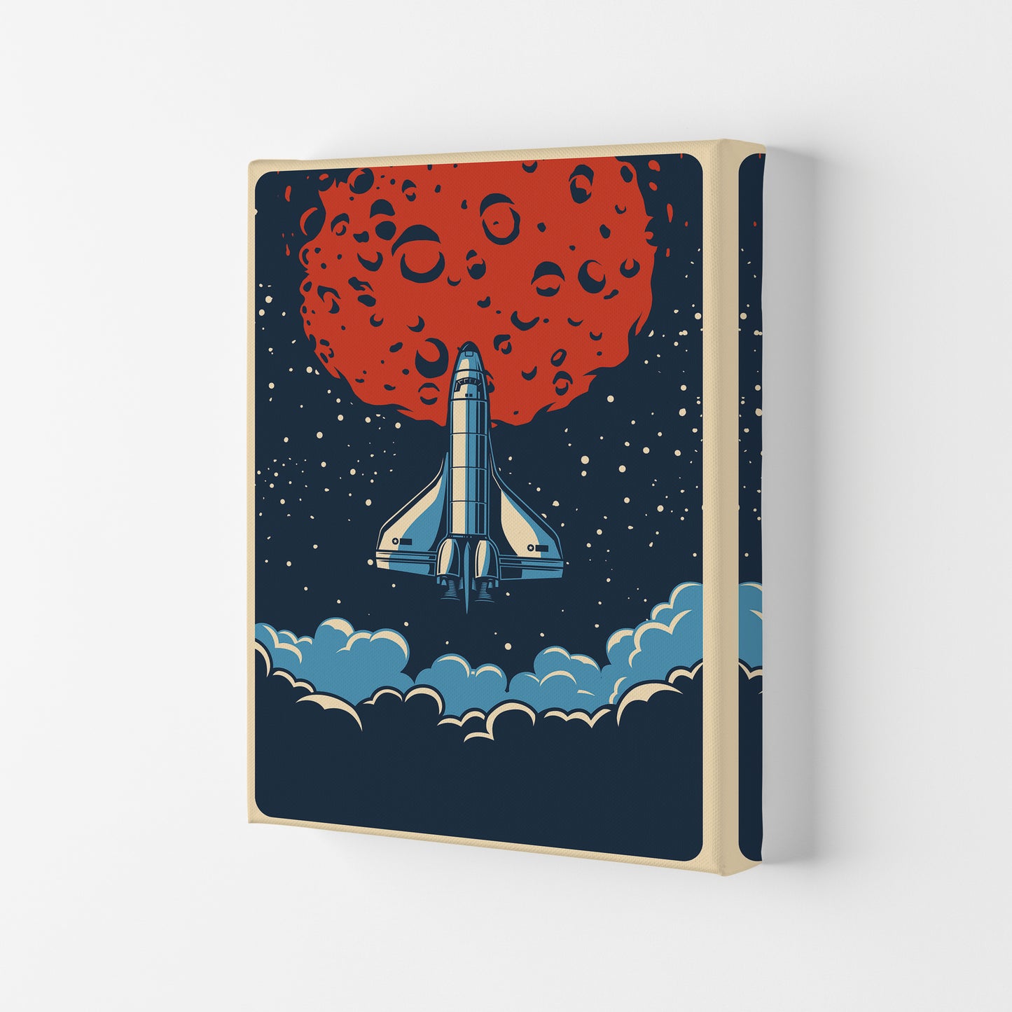 Outer Space Series - #15 Art Print by Jason Stanley Canvas