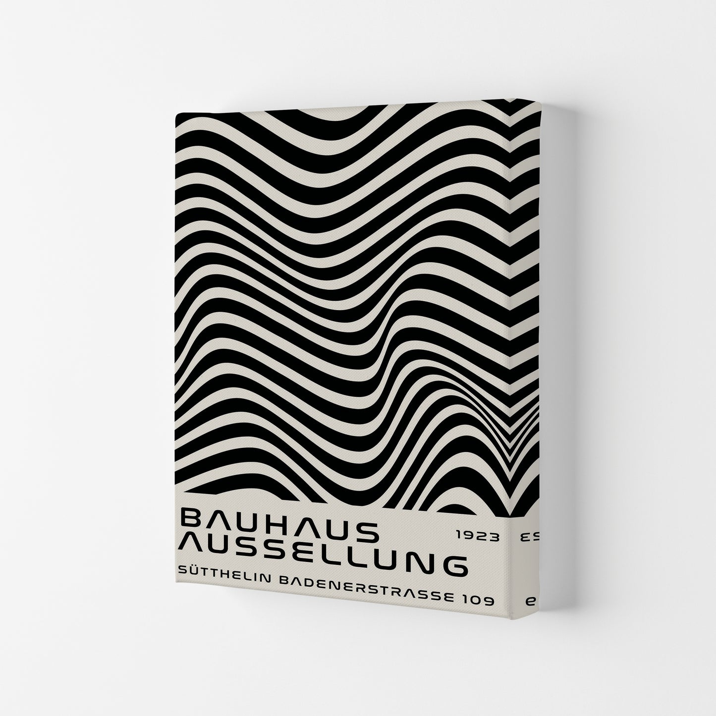 Bauhaus Black And White Art Print by Jason Stanley Canvas