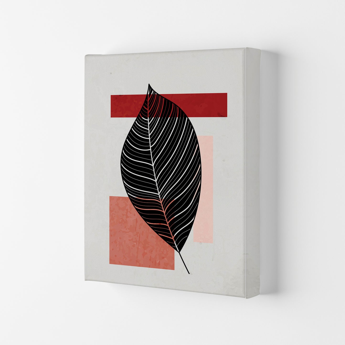 Abstract Leaf Vibe II Art Print by Jason Stanley Canvas