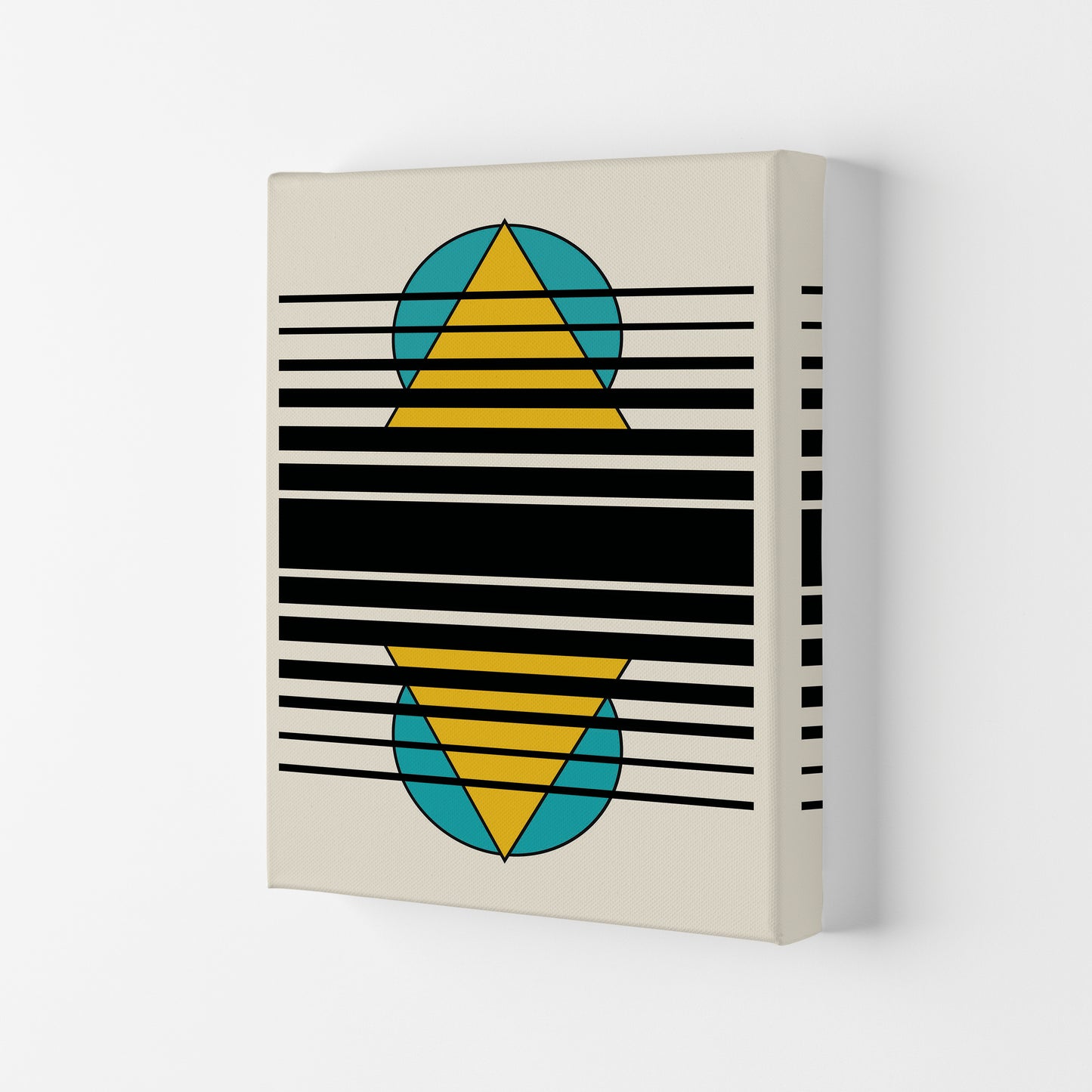 Geometric Suns. IIII Art Print by Jason Stanley Canvas