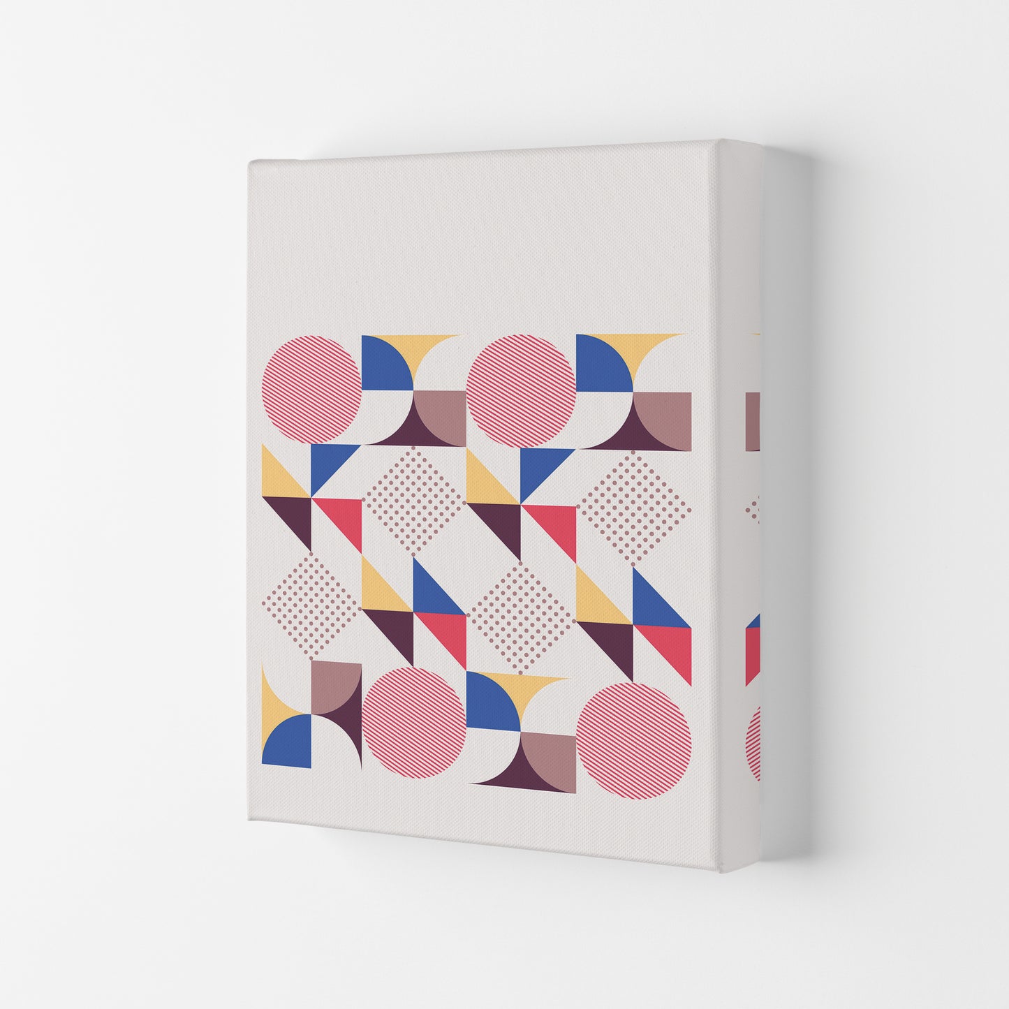 Retro Geometric 1 Art Print by Jason Stanley Canvas