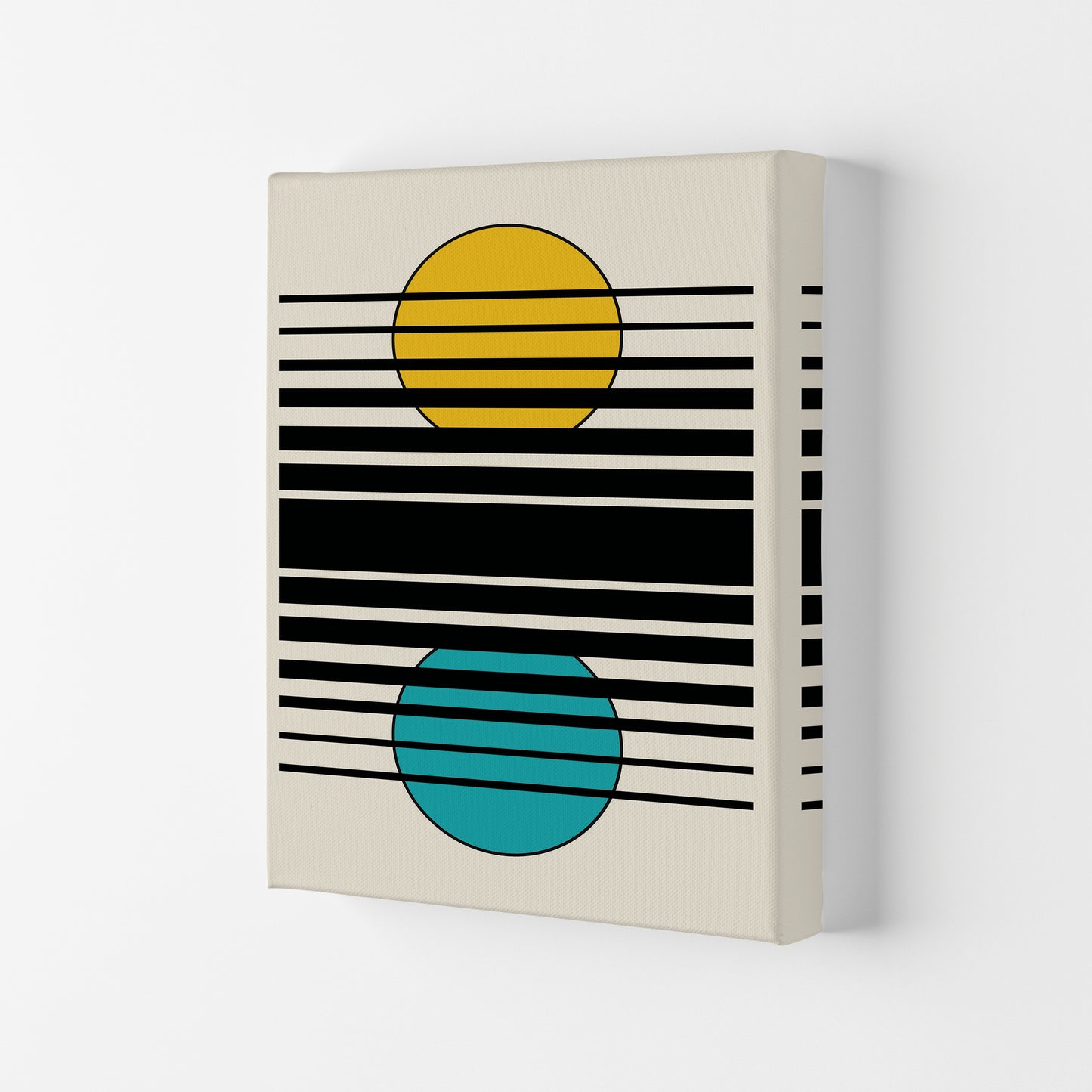 Geometric Suns III Art Print by Jason Stanley Canvas