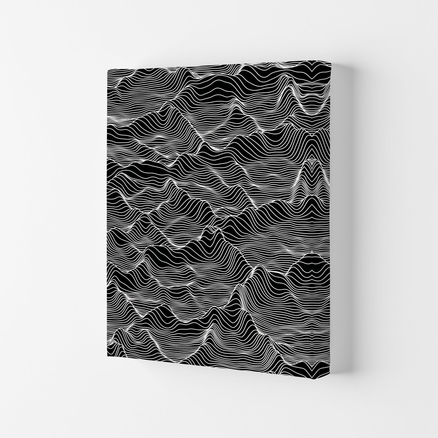 Abstract Mountains Art Print by Jason Stanley Canvas