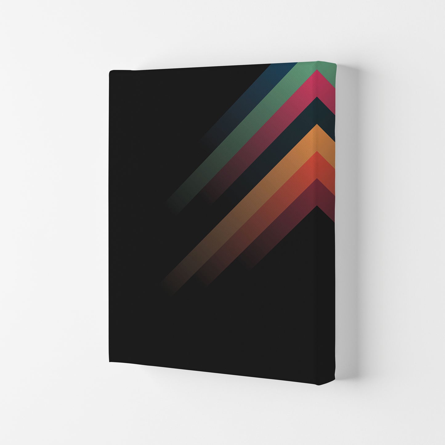 Faded Stripes 2 Art Print by Jason Stanley Canvas