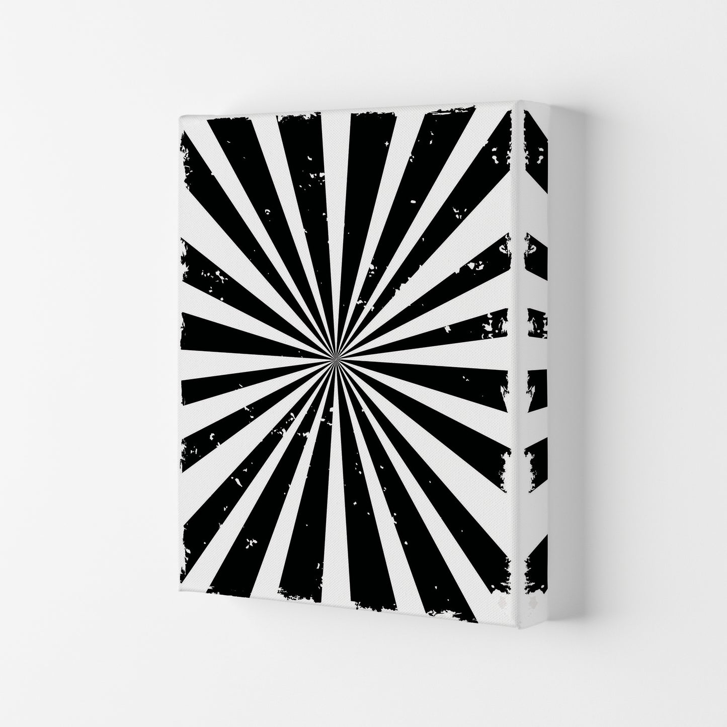 Black Sun Rays Art Print by Jason Stanley Canvas
