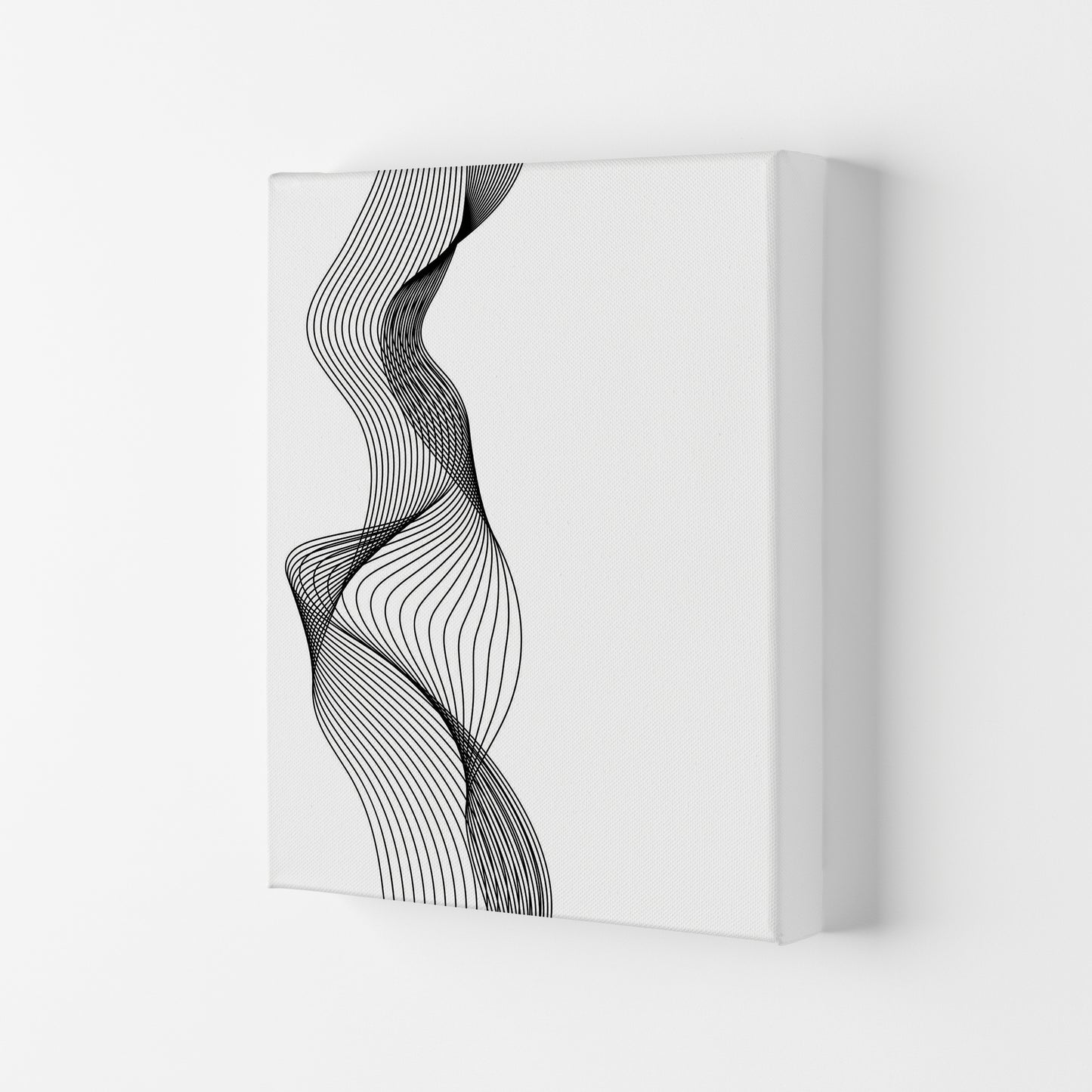 Line Wobbles Art Print by Jason Stanley Canvas