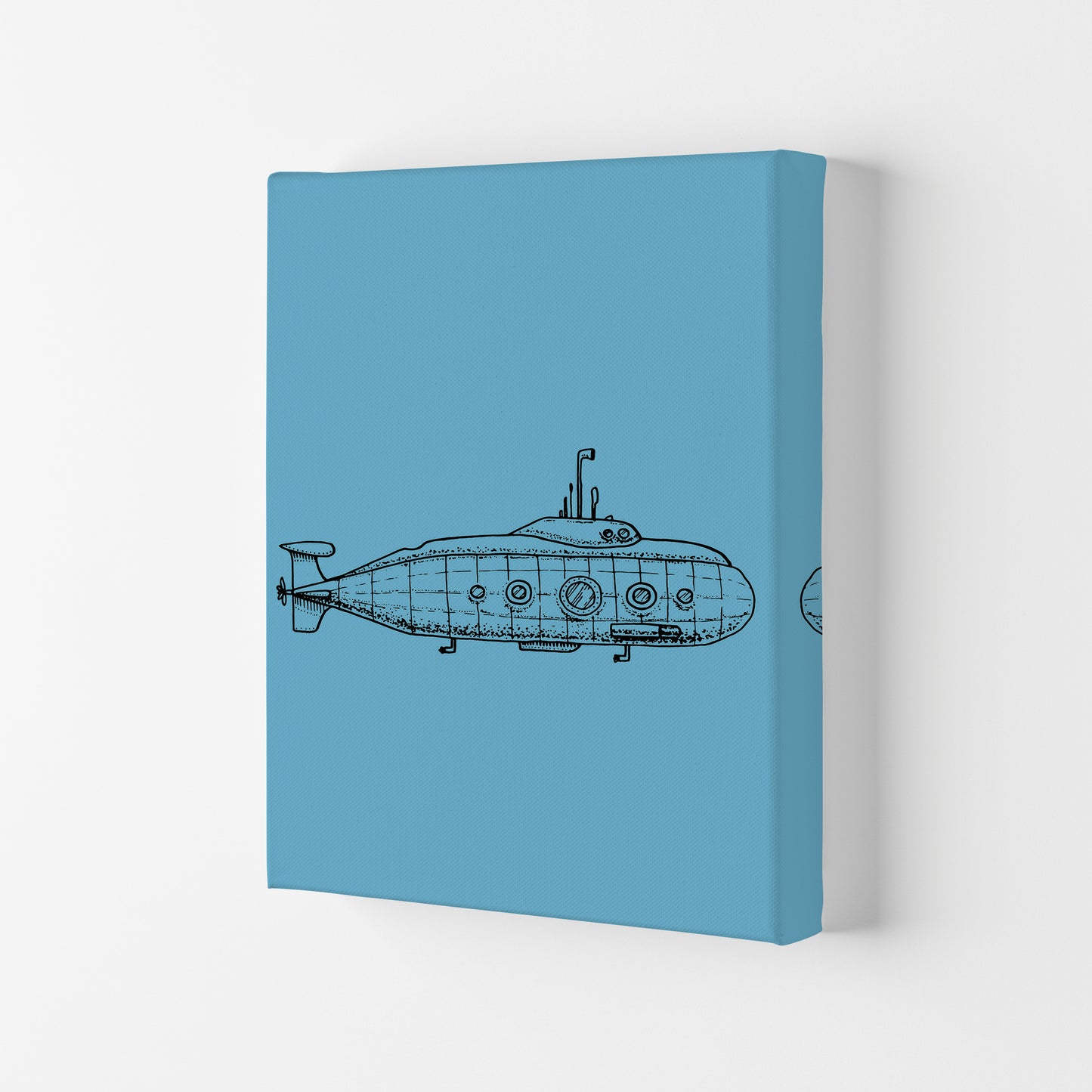 Below Sea Art Print by Jason Stanley Canvas