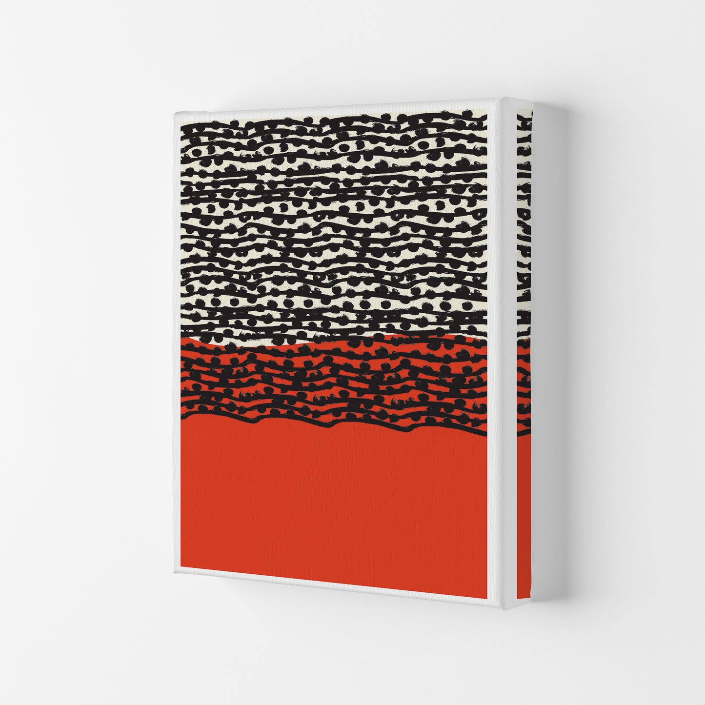 Red Vibe 2 Art Print by Jason Stanley Canvas