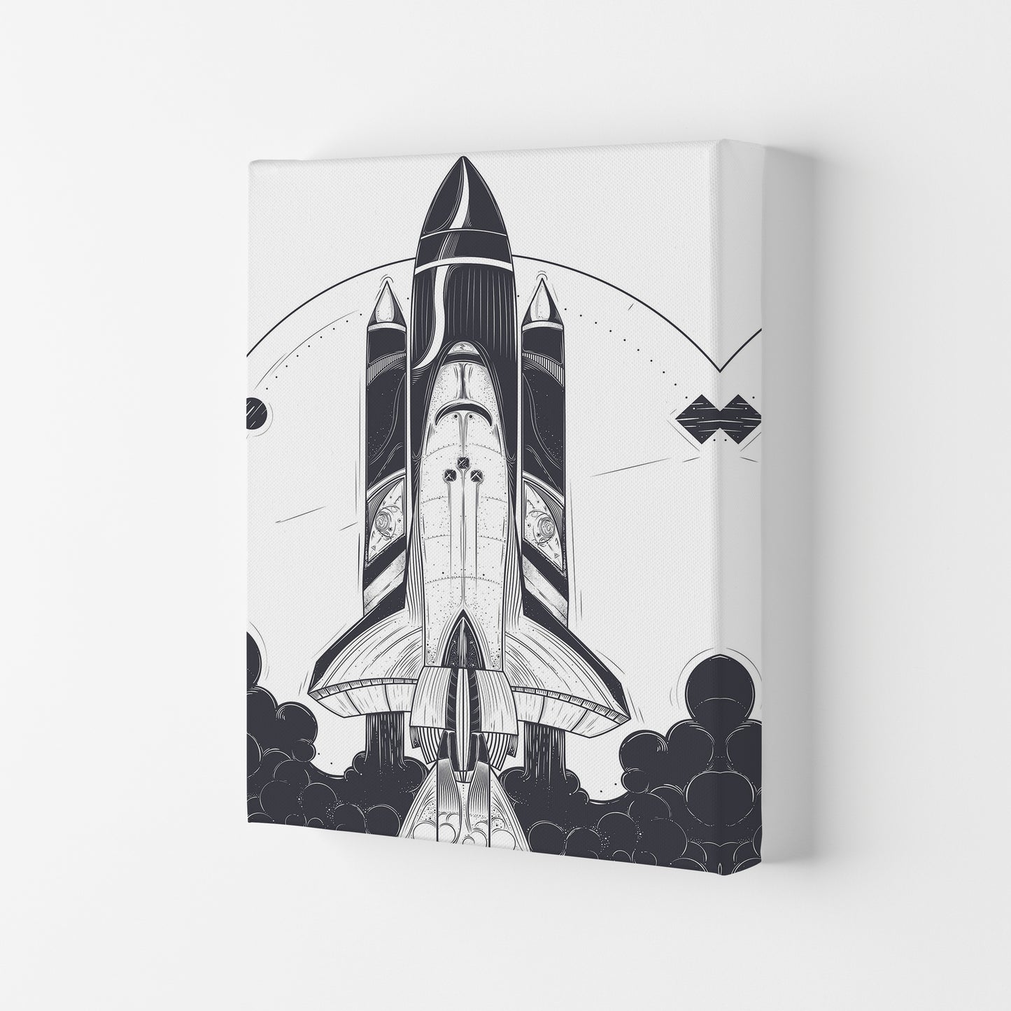 Blastoff! Art Print by Jason Stanley Canvas