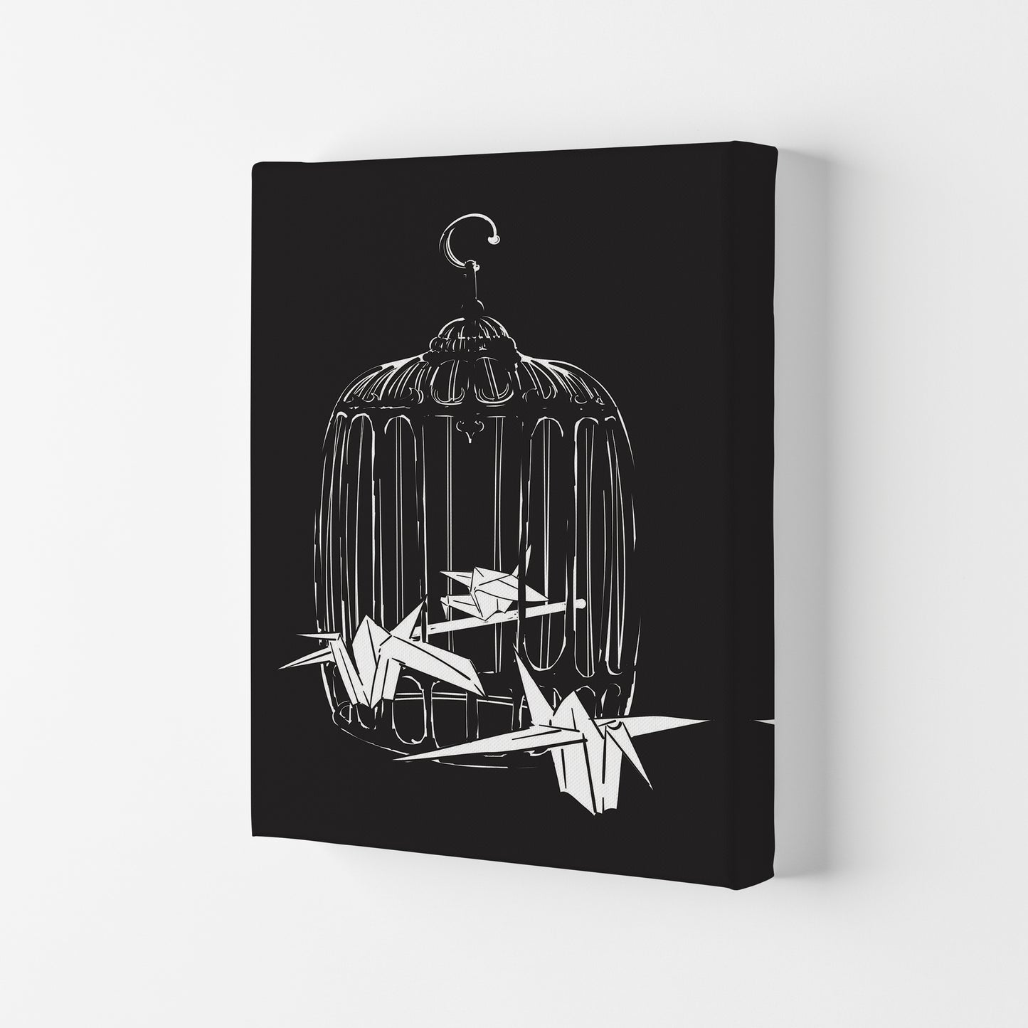 Origami Birds Art Print by Jason Stanley Canvas