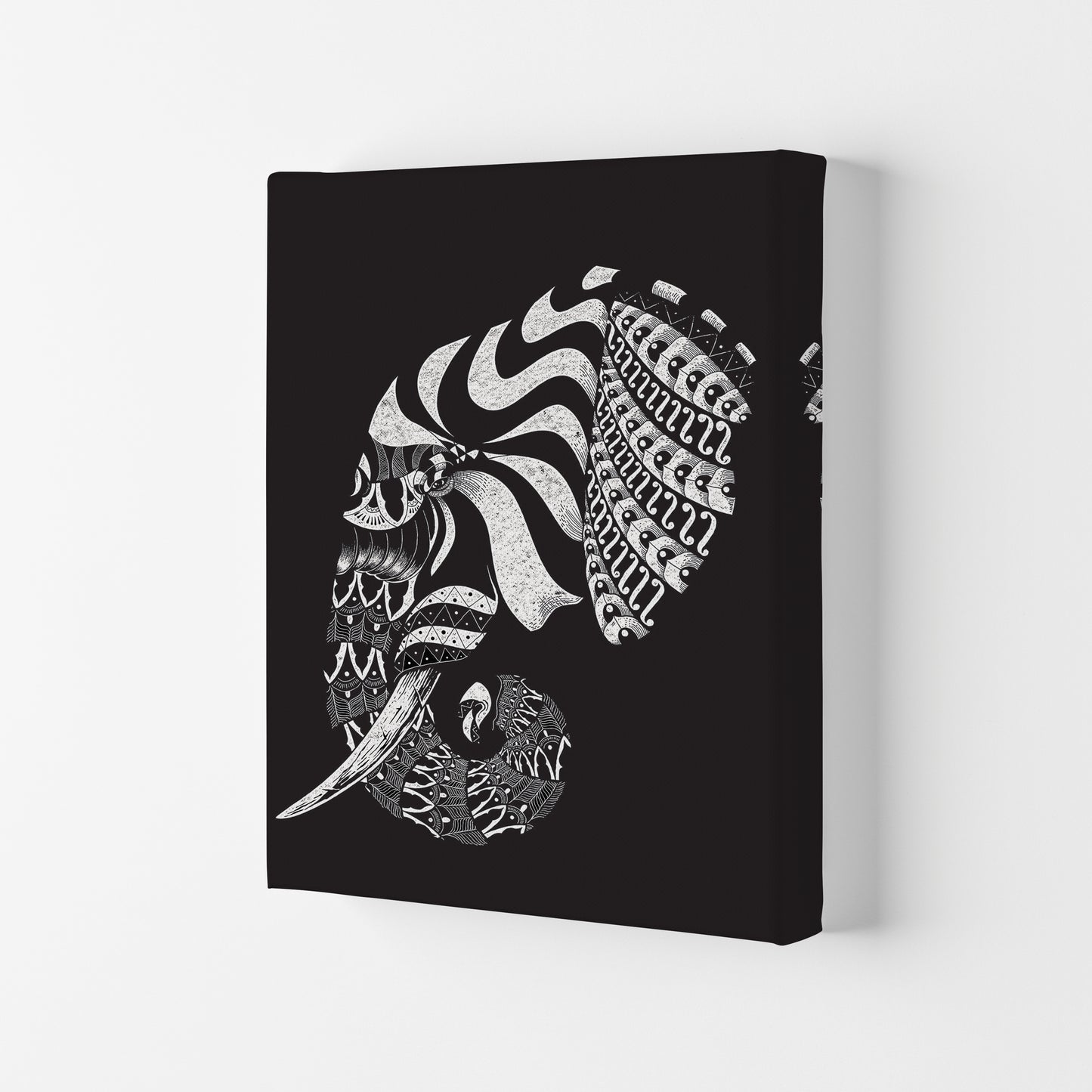 Ornate Elephant II Art Print by Jason Stanley Canvas