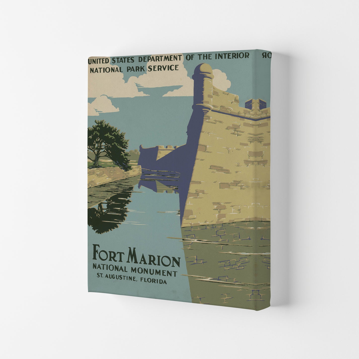 Fort Marion National Park Art Print by Jason Stanley Canvas