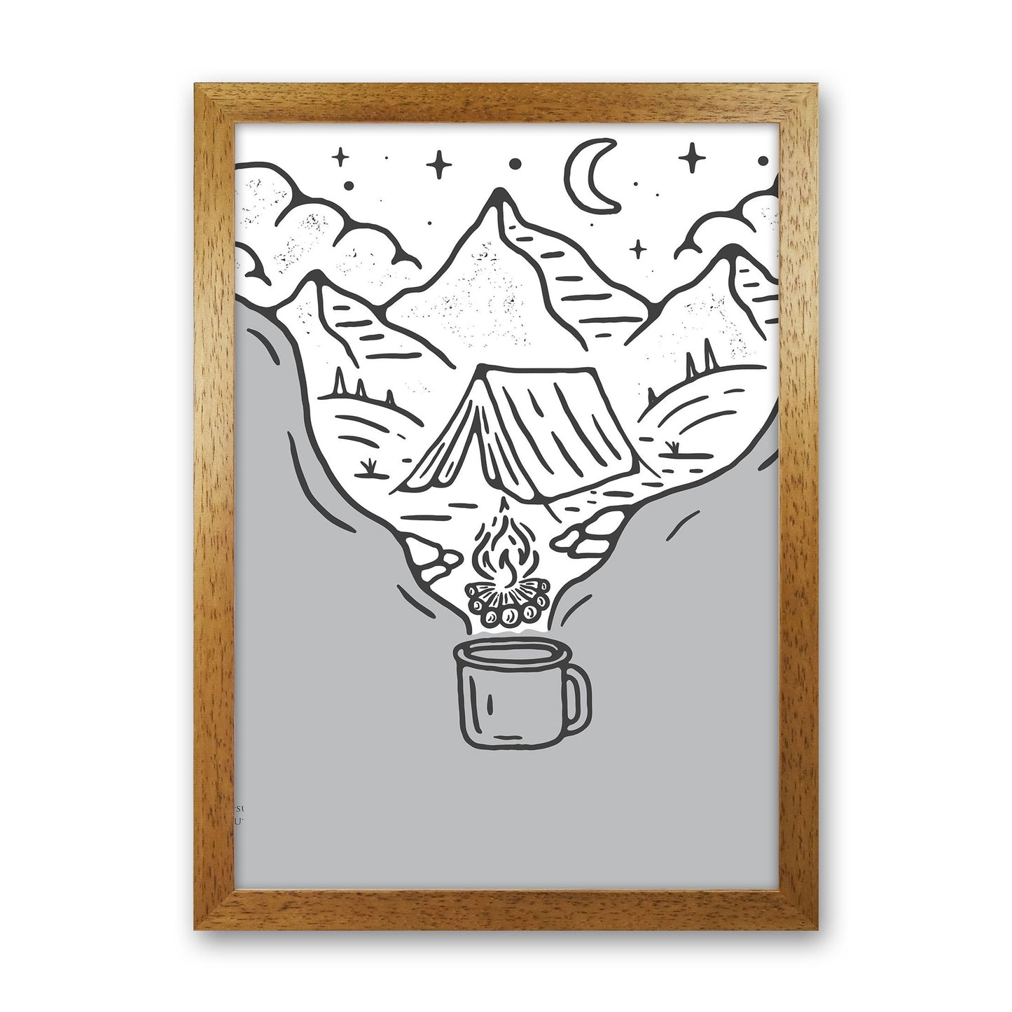 It All Started With Coffee Art Print by Jason Stanley Oak Grain