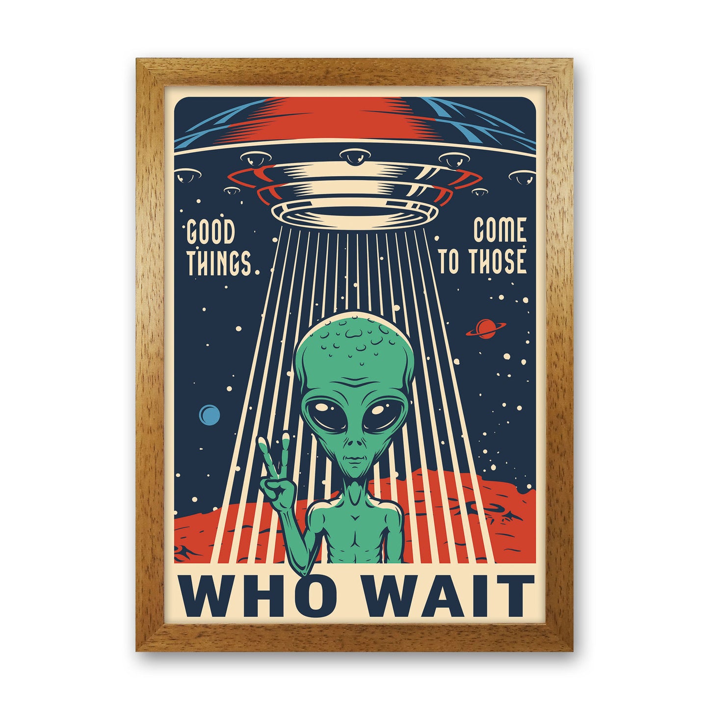 Outer Space Series - #12 Art Print by Jason Stanley Oak Grain