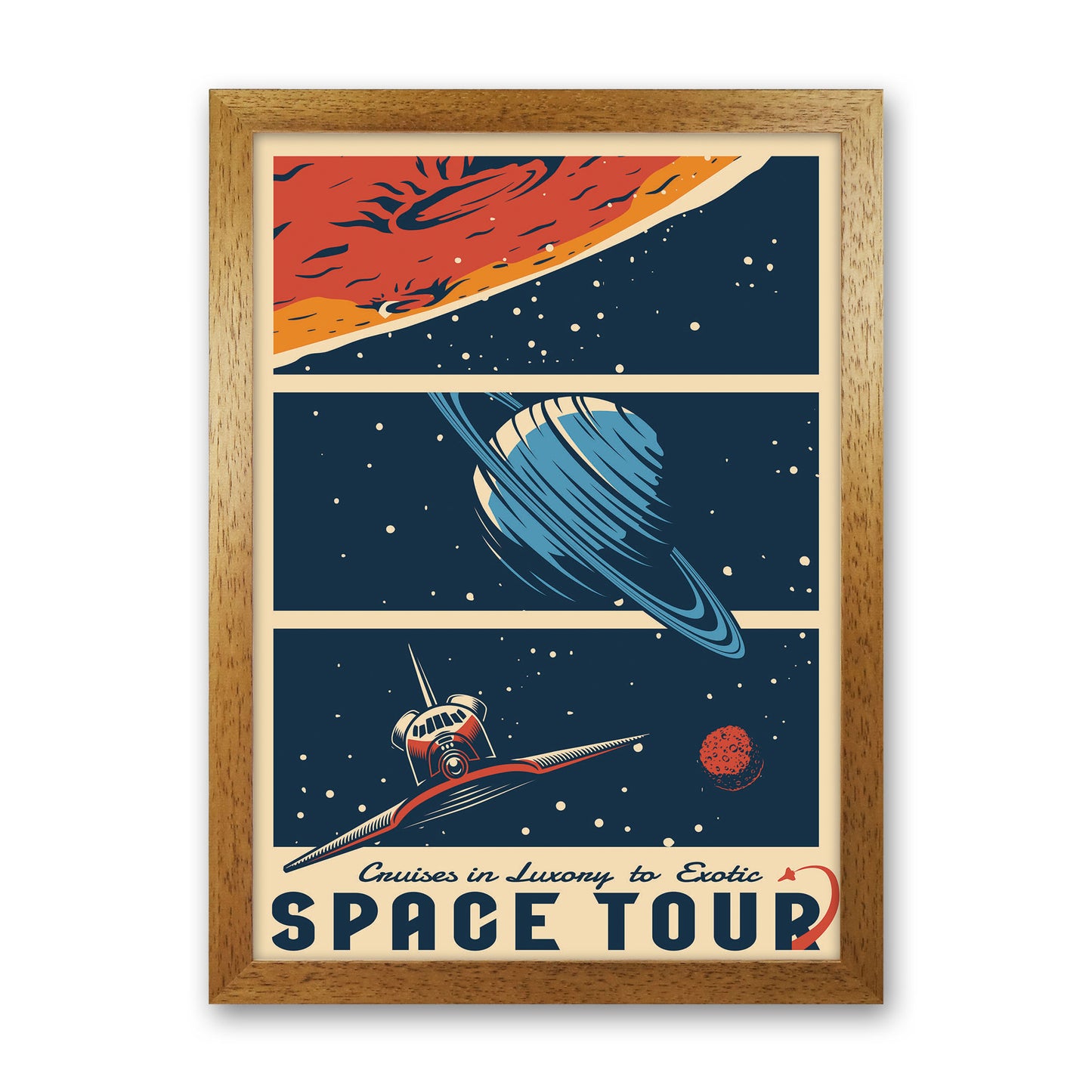 Outer Space Series - #18 Art Print by Jason Stanley Oak Grain
