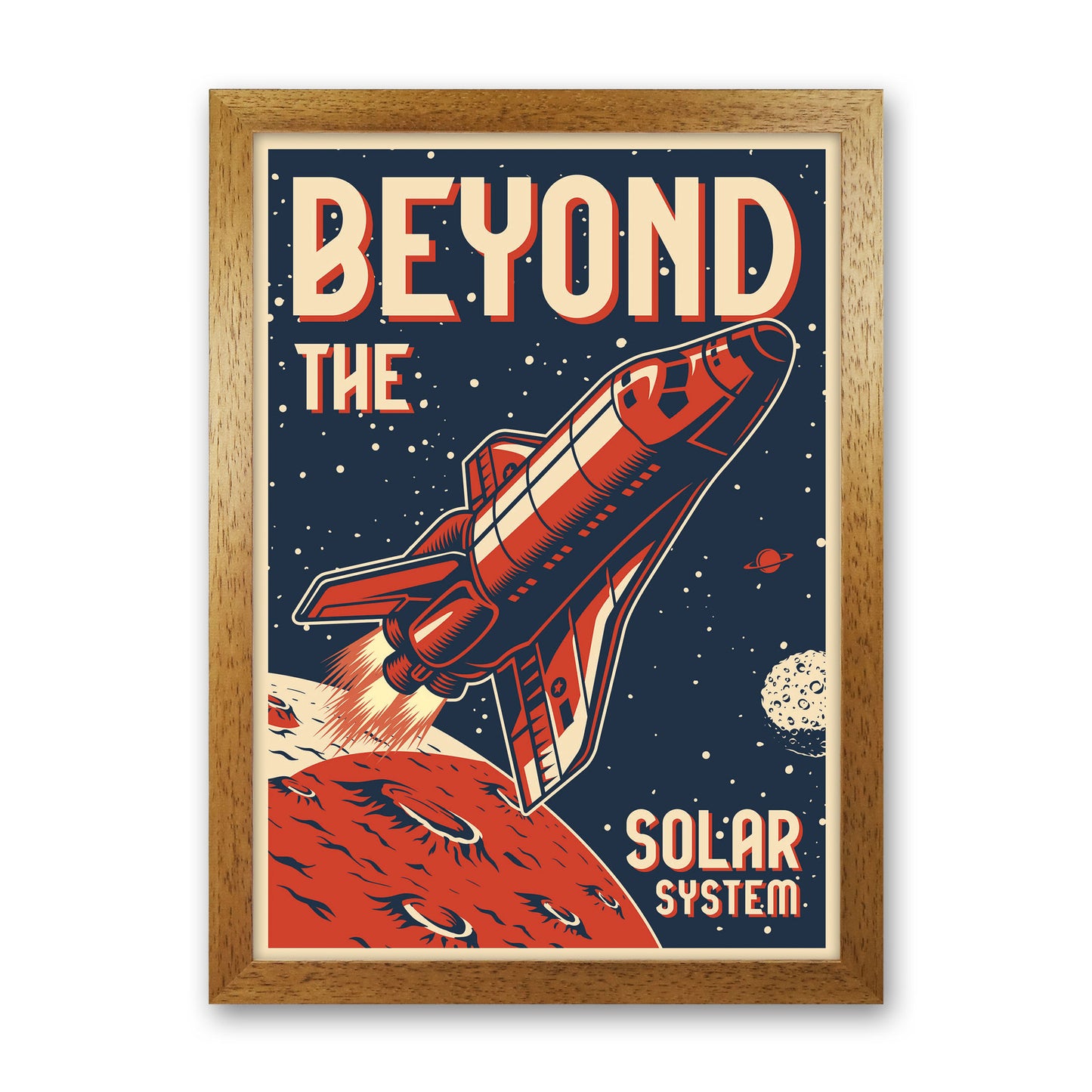 Outer Space Series - #14 Art Print by Jason Stanley Oak Grain