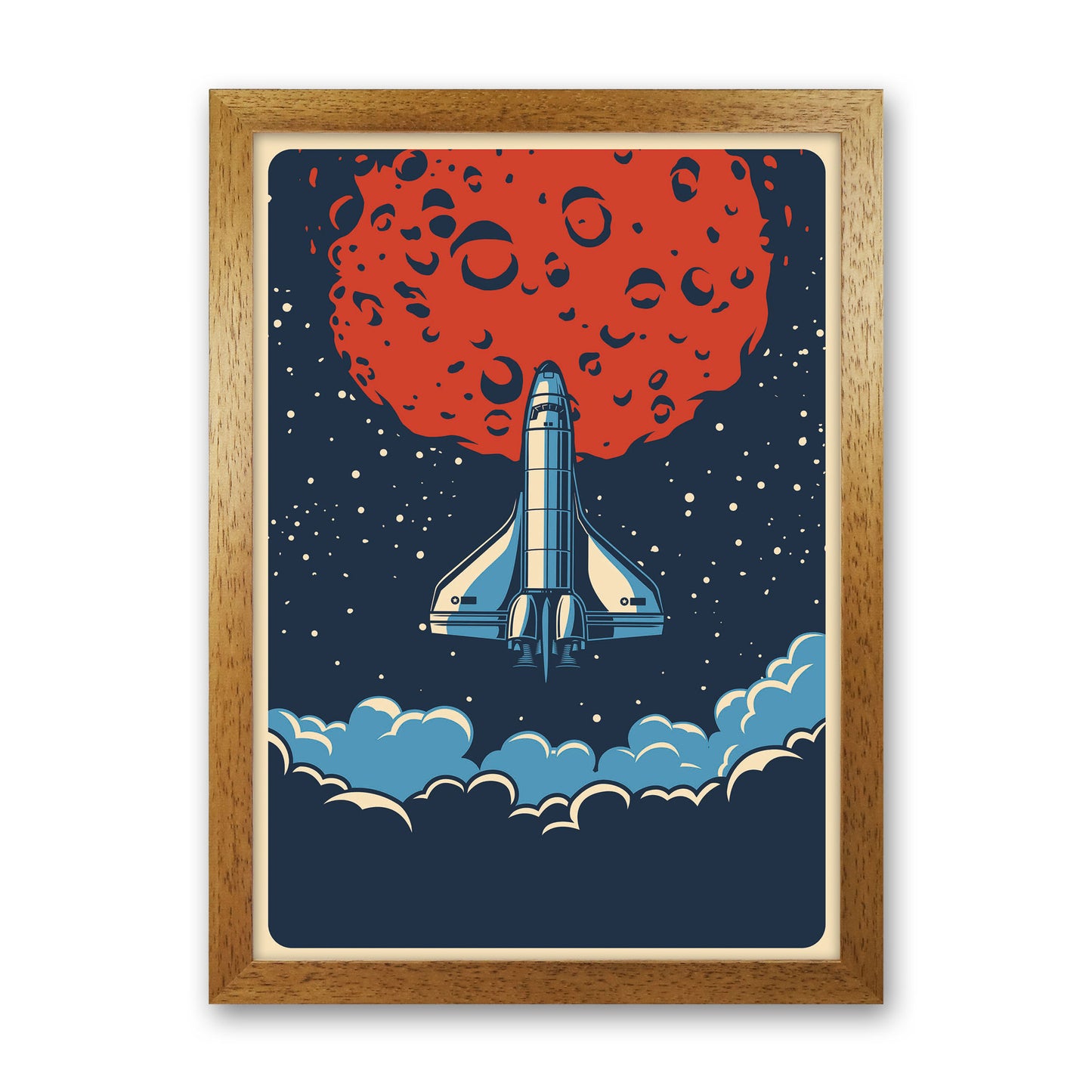 Outer Space Series - #15 Art Print by Jason Stanley Oak Grain