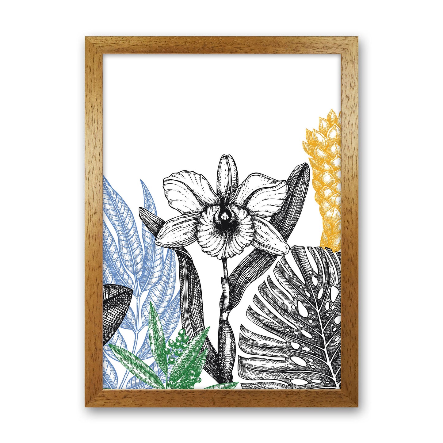Minimalist Flower Vibes Art Print by Jason Stanley Oak Grain