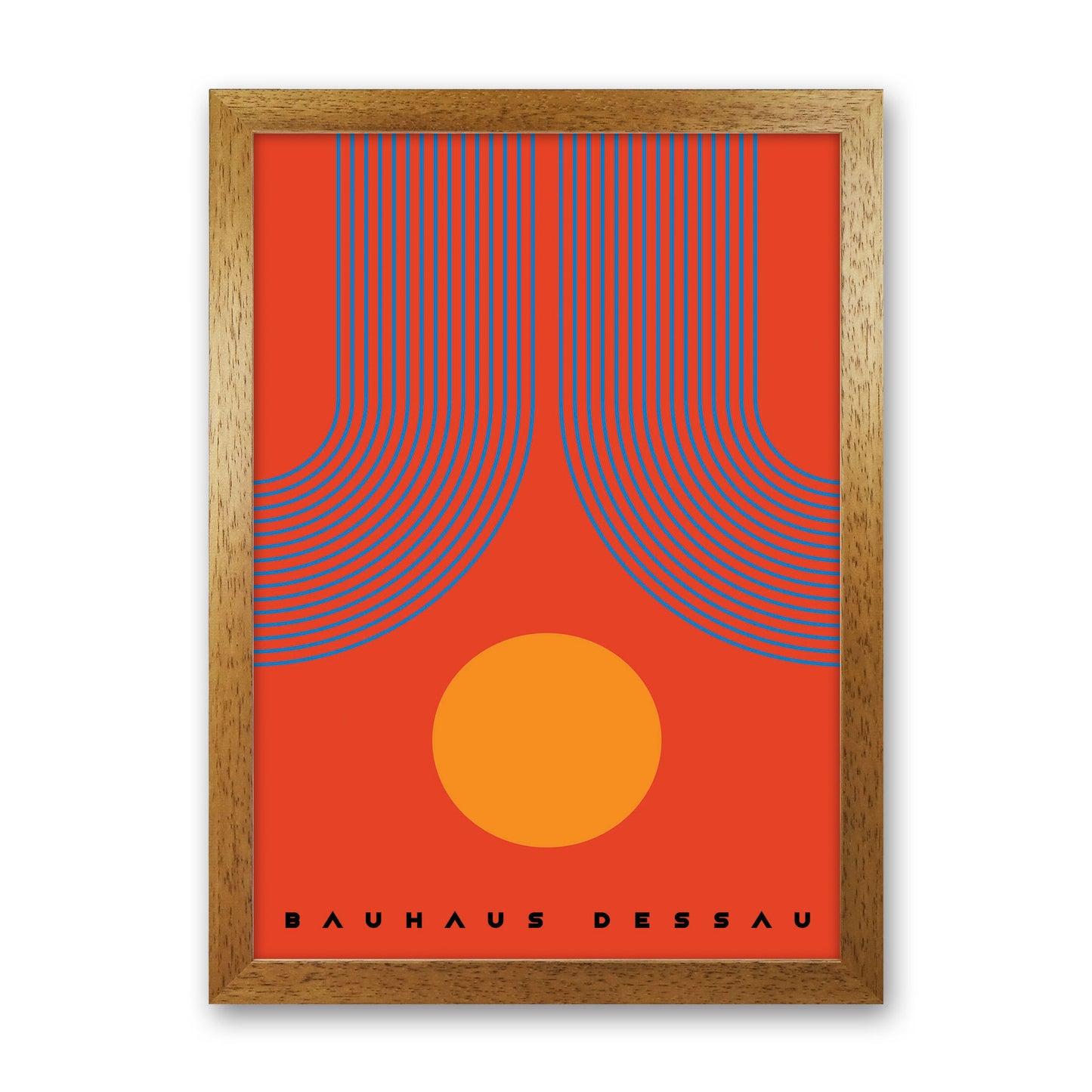 Bauhaus Design IIIII Art Print by Jason Stanley Oak Grain
