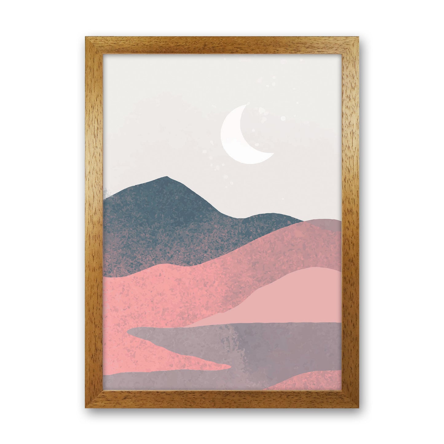 Minimal Landscape 2 Art Print by Jason Stanley Oak Grain