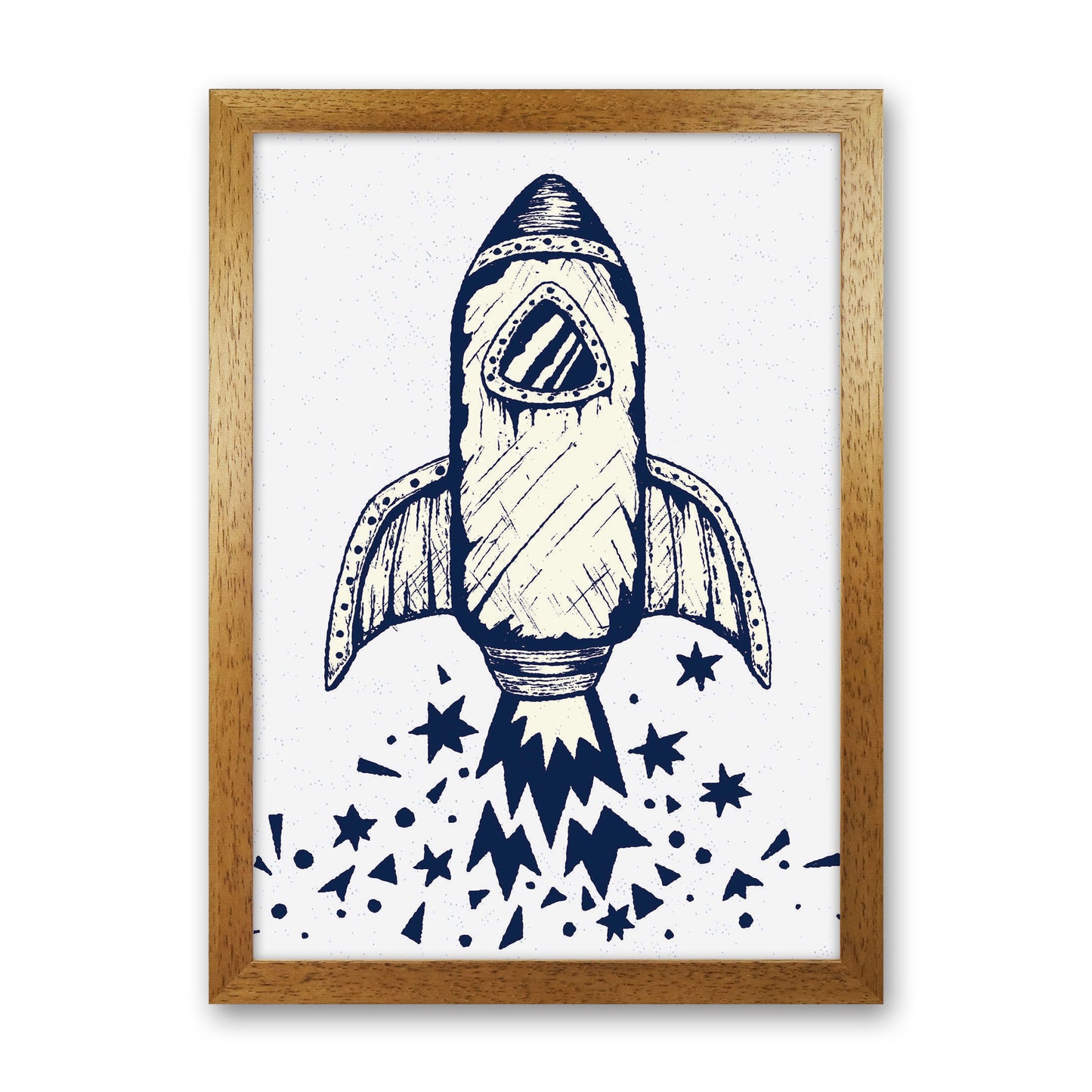 5-4-3-2-1-Blastoff Art Print by Jason Stanley Oak Grain