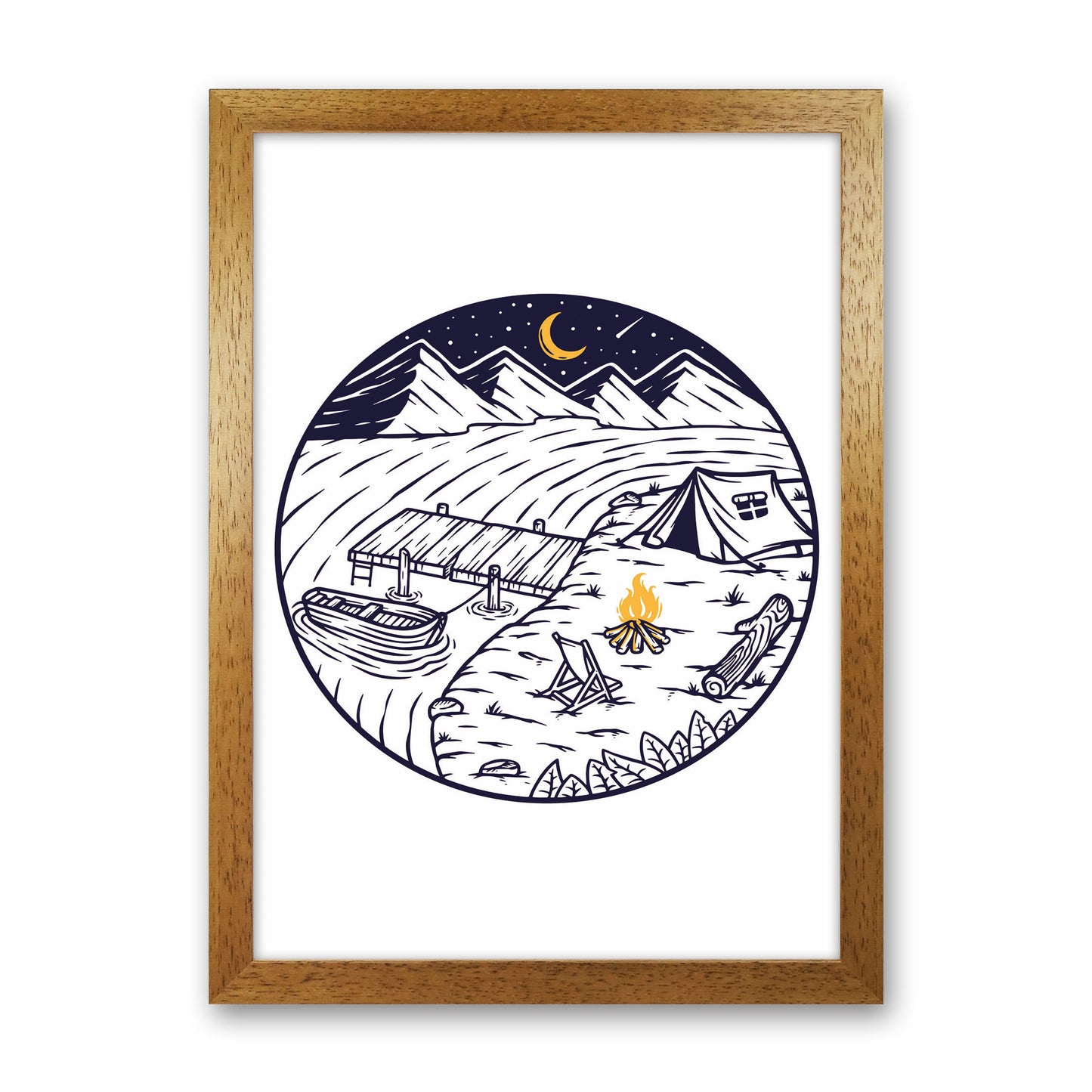 Slice Of Paradise Art Print by Jason Stanley Oak Grain