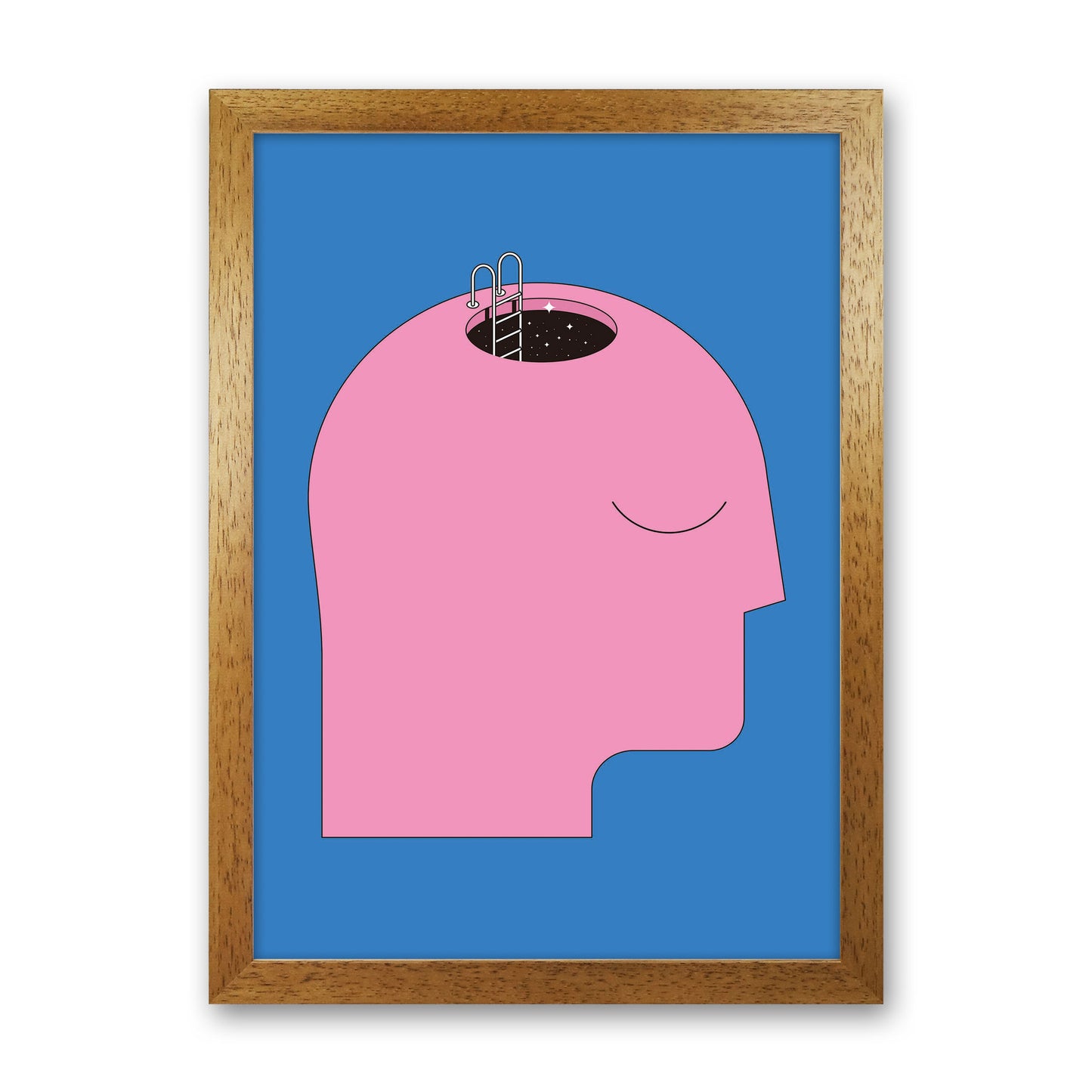 Keep An Open Mind Art Print by Jason Stanley Oak Grain