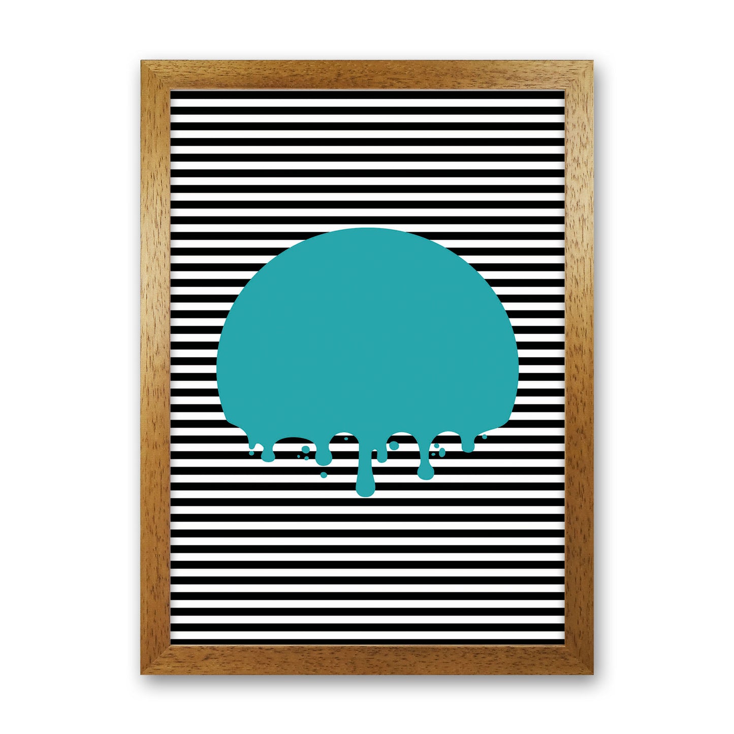 The Melting Moon Art Print by Jason Stanley Oak Grain